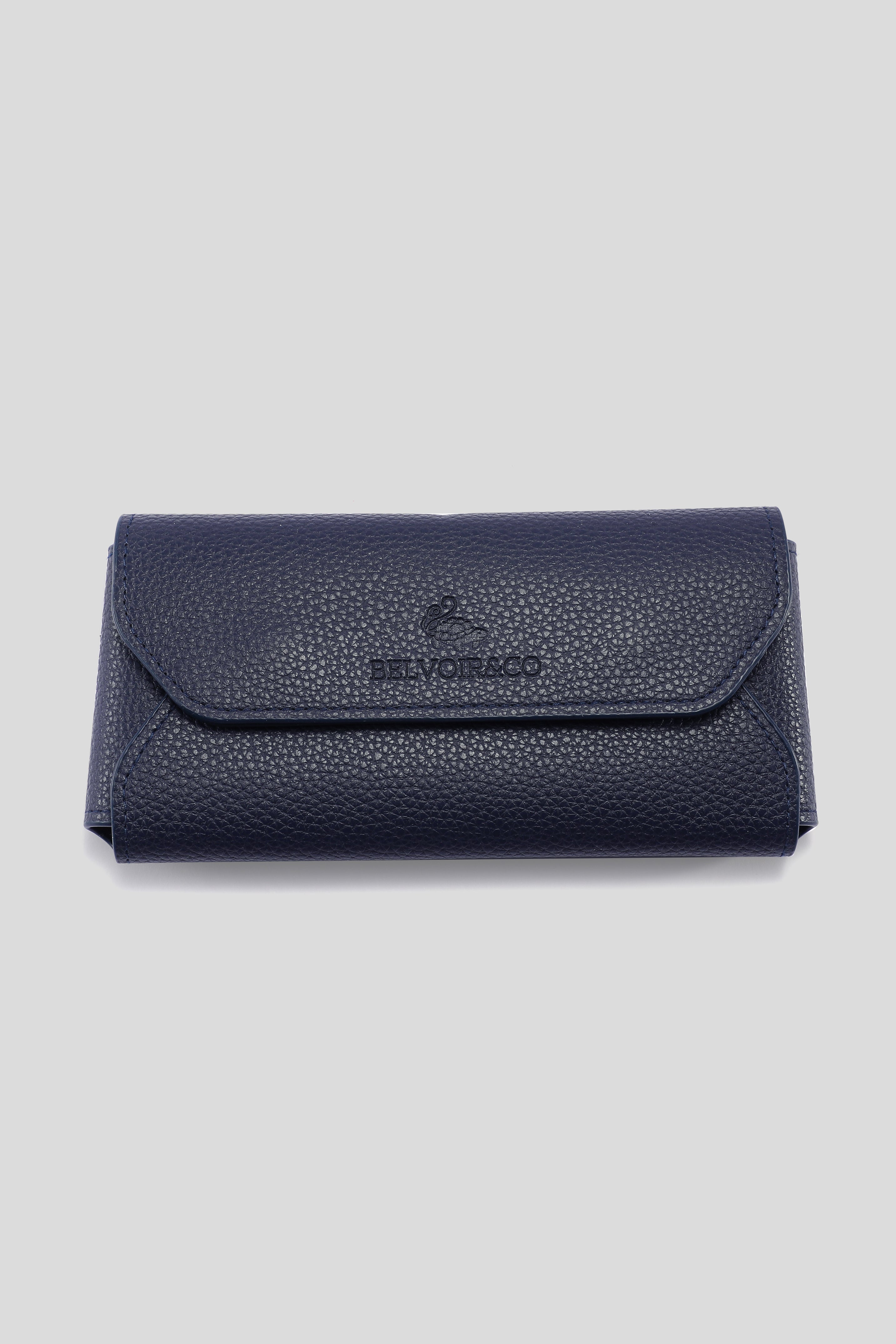 Navy Blue Leather Case