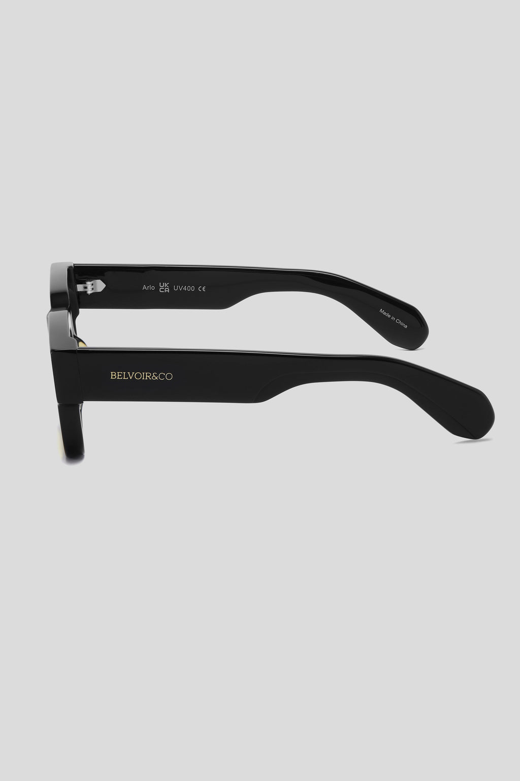 Arlo Gloss Black | Yellow