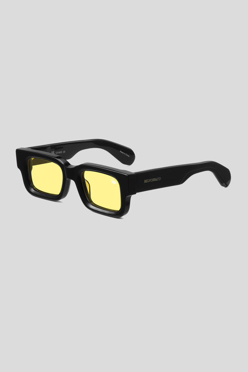 Arlo Gloss Black | Yellow