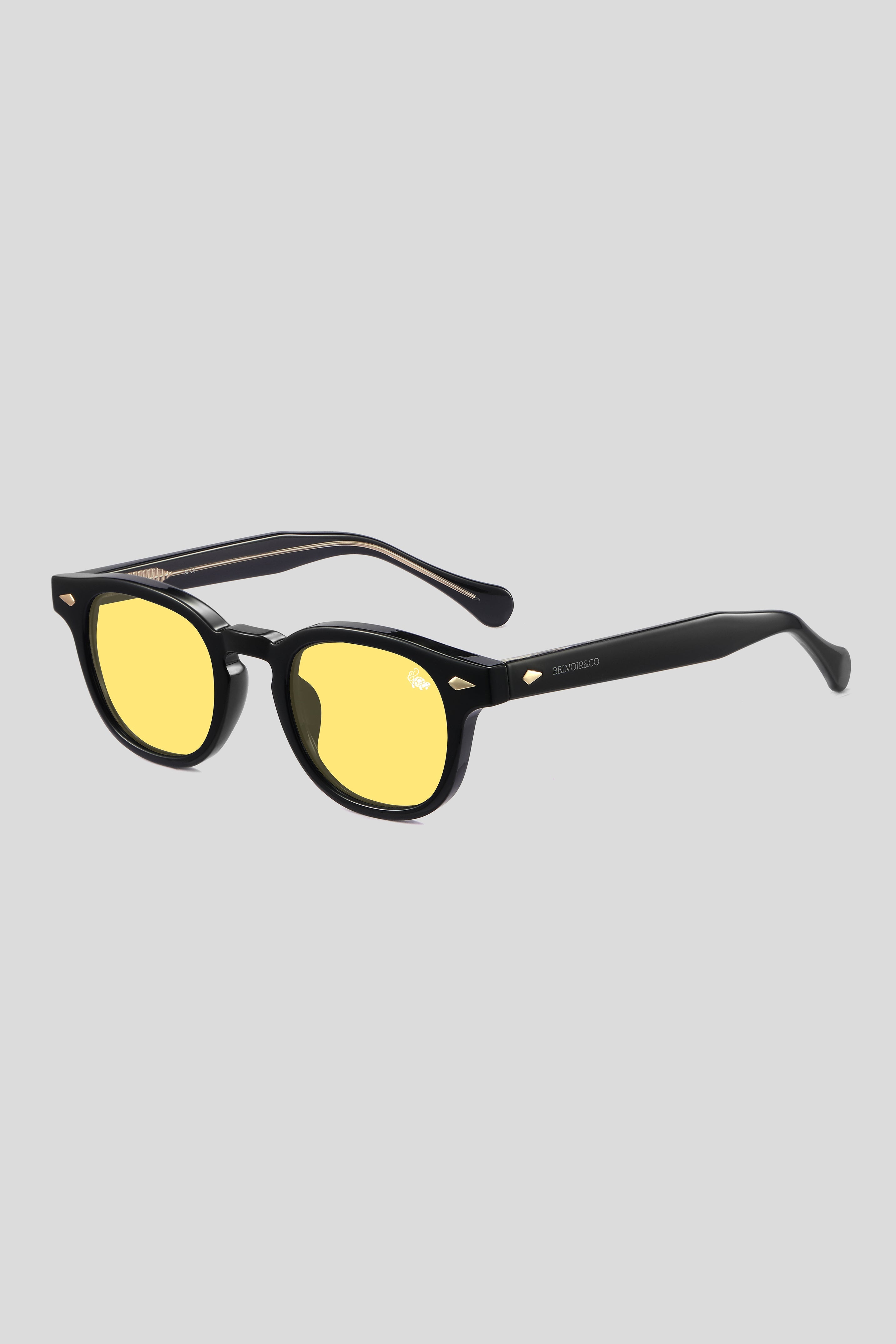 Ascot Black | Yellow Anti Blue