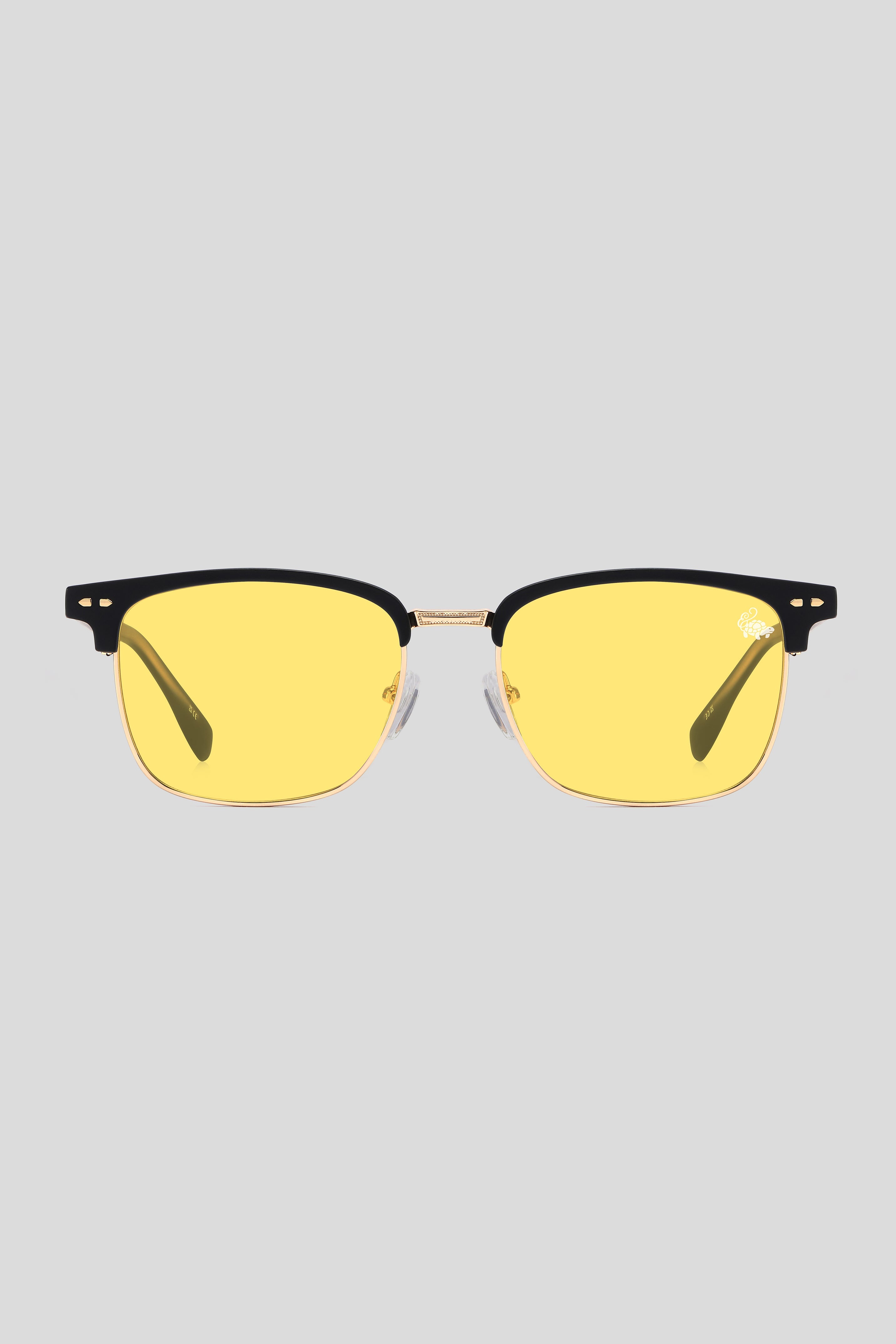 Clubmaster Black | Yellow Anti Blue