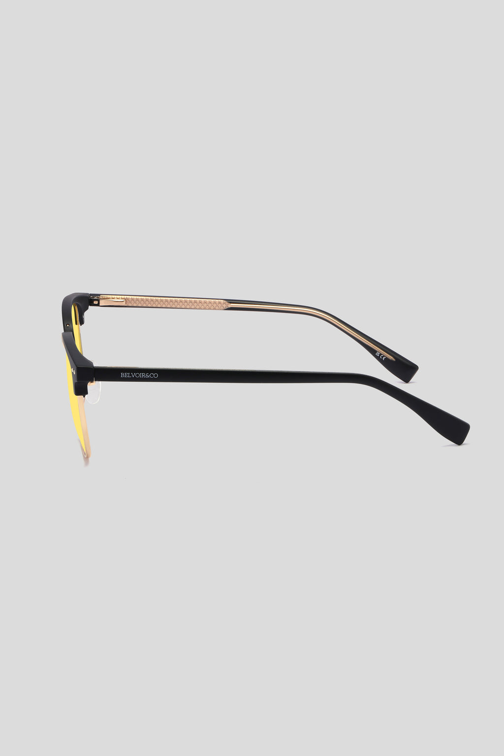 Clubmaster Black | Yellow Anti Blue