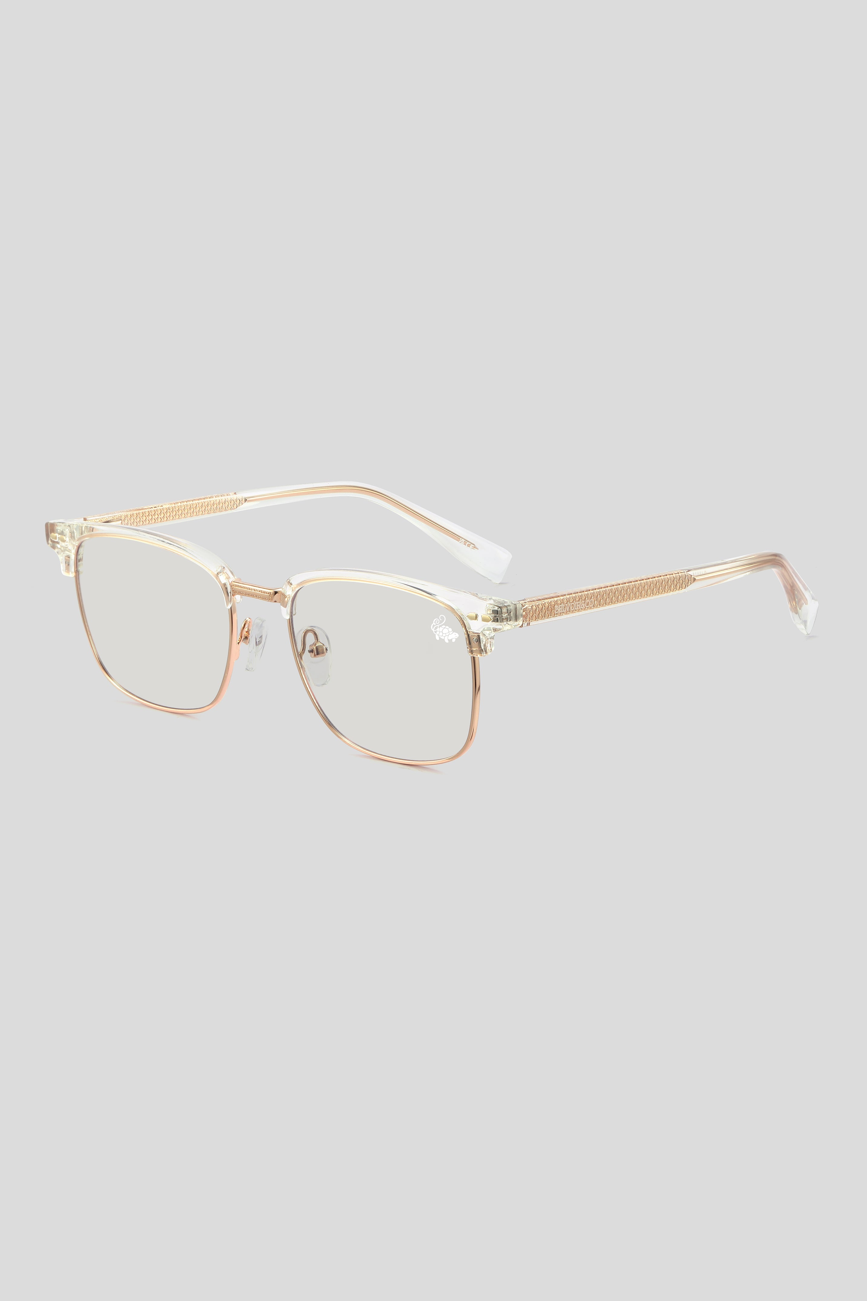 Clubmaster Transparent | Anti Blue