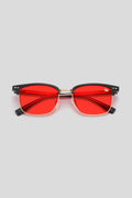 Clubmaster Black | Red Night Lens