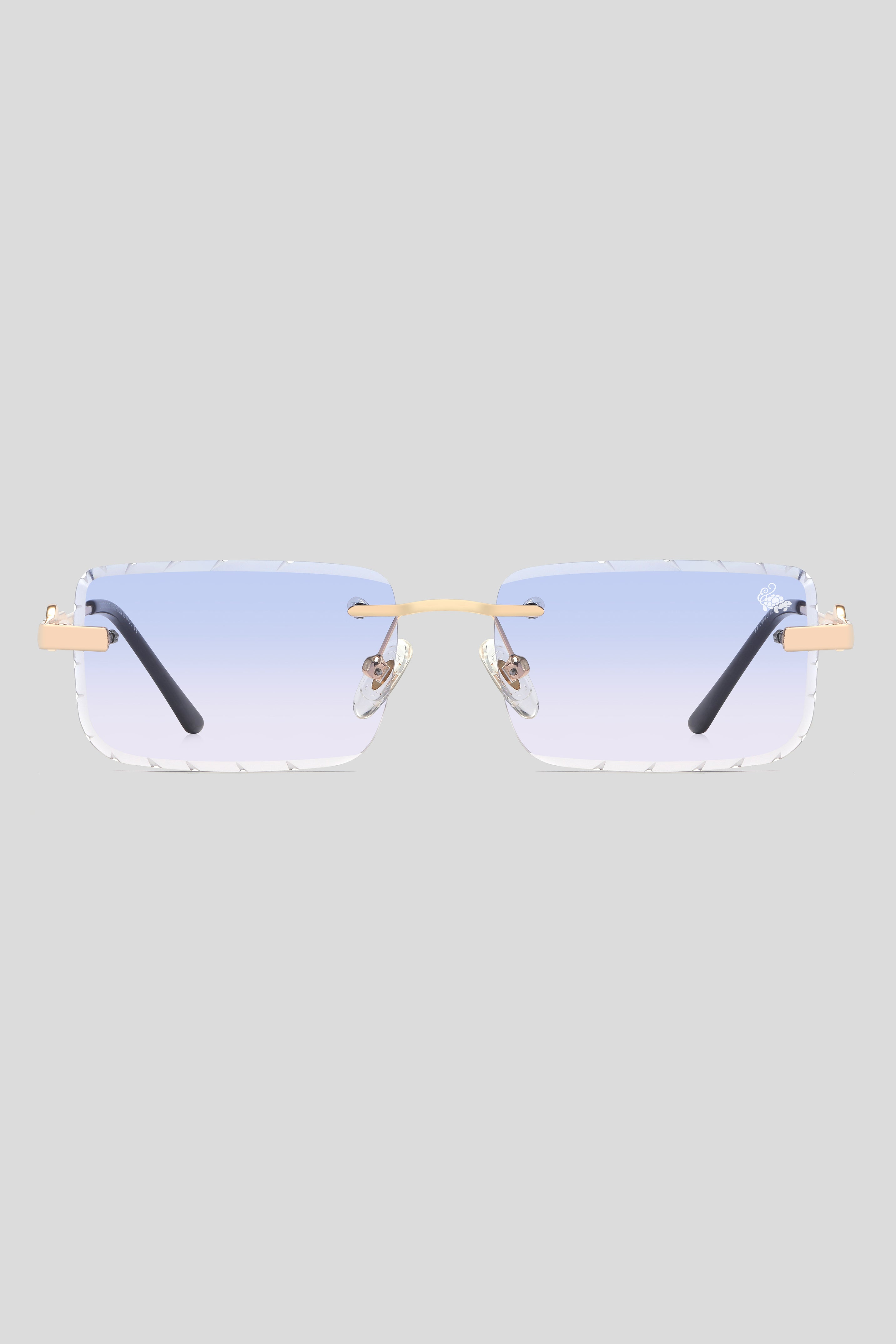 Diamond Cut Hampton Blue | Gold
