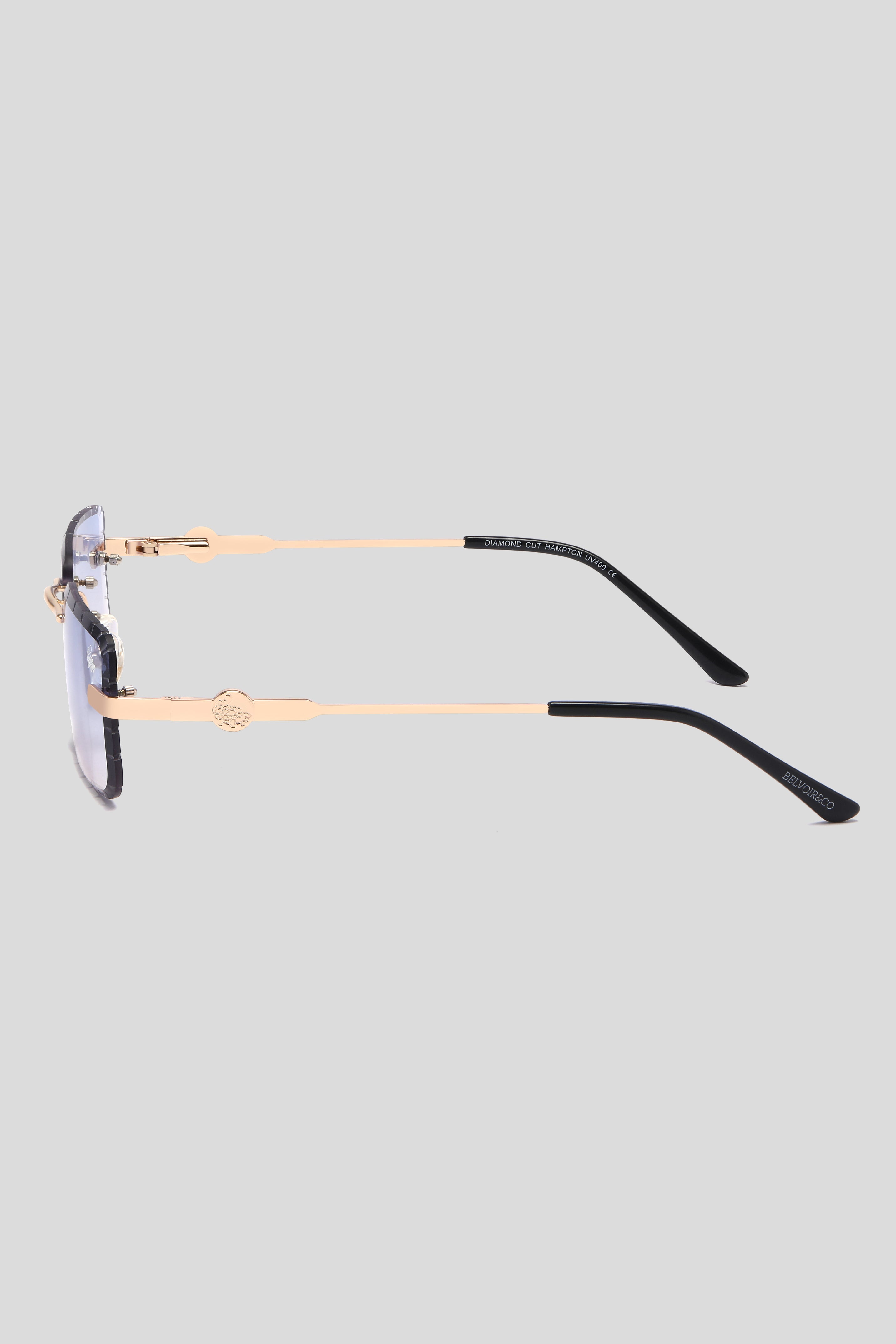 Diamond Cut Hampton Blue | Gold