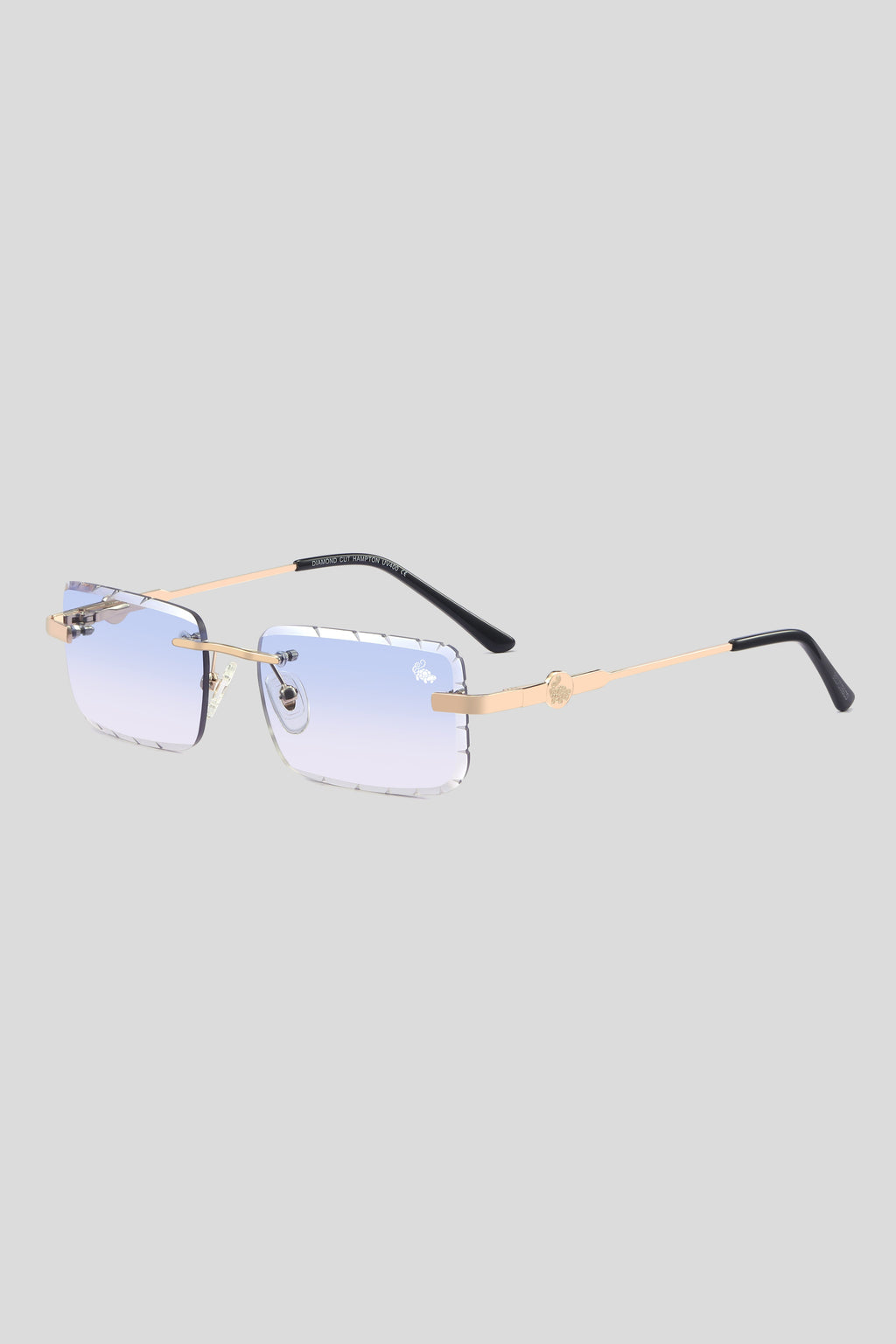 Diamond Cut Hampton Blue | Gold