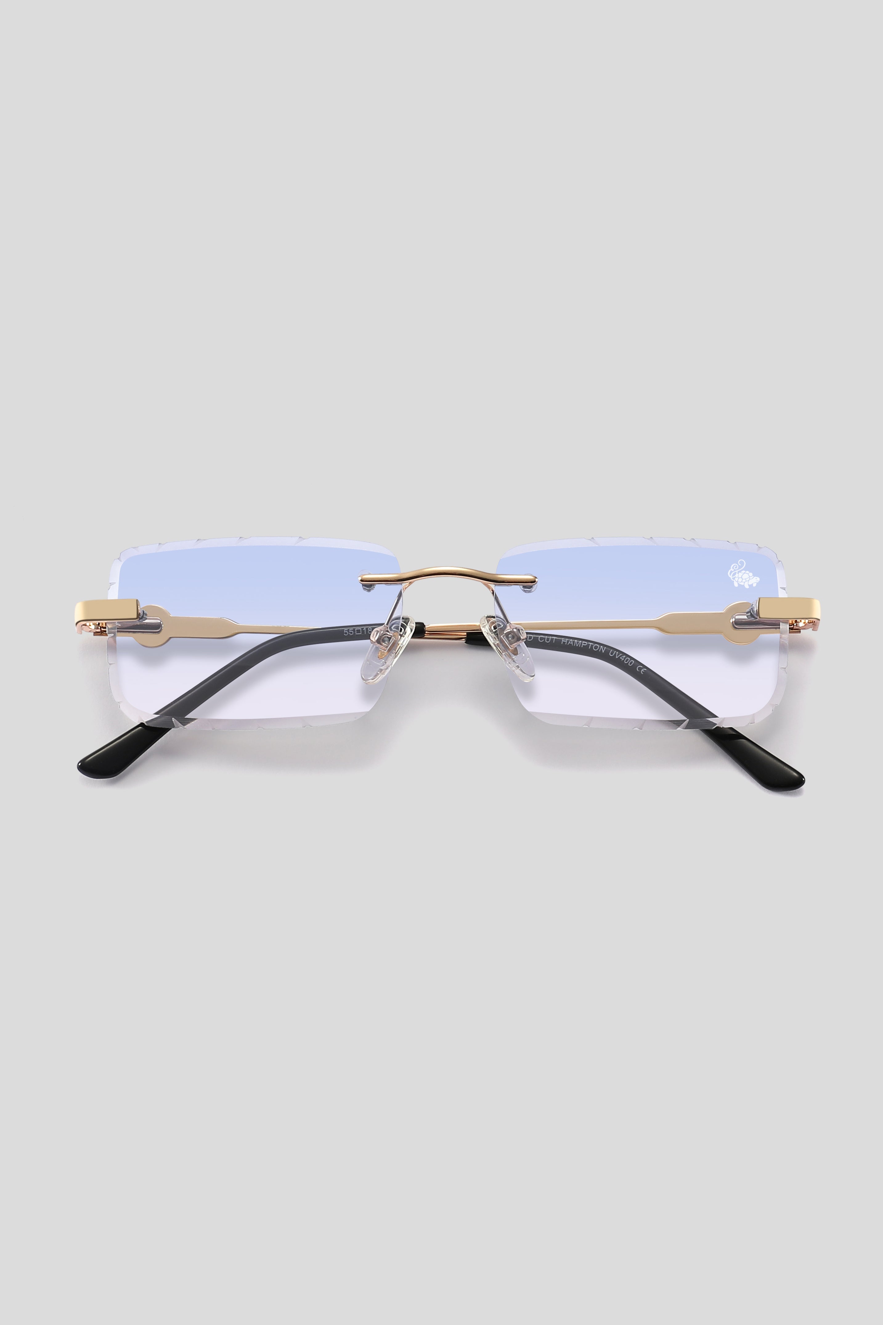 Diamond Cut Hampton Blue | Gold