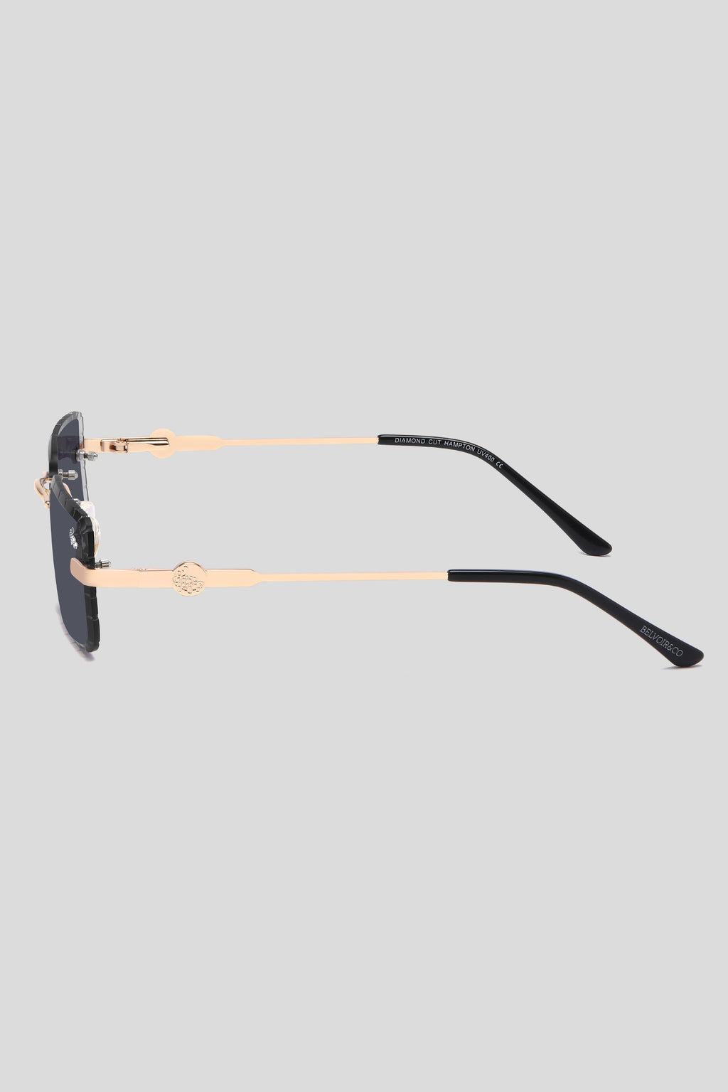 Diamond Cut Hampton Black | Gold