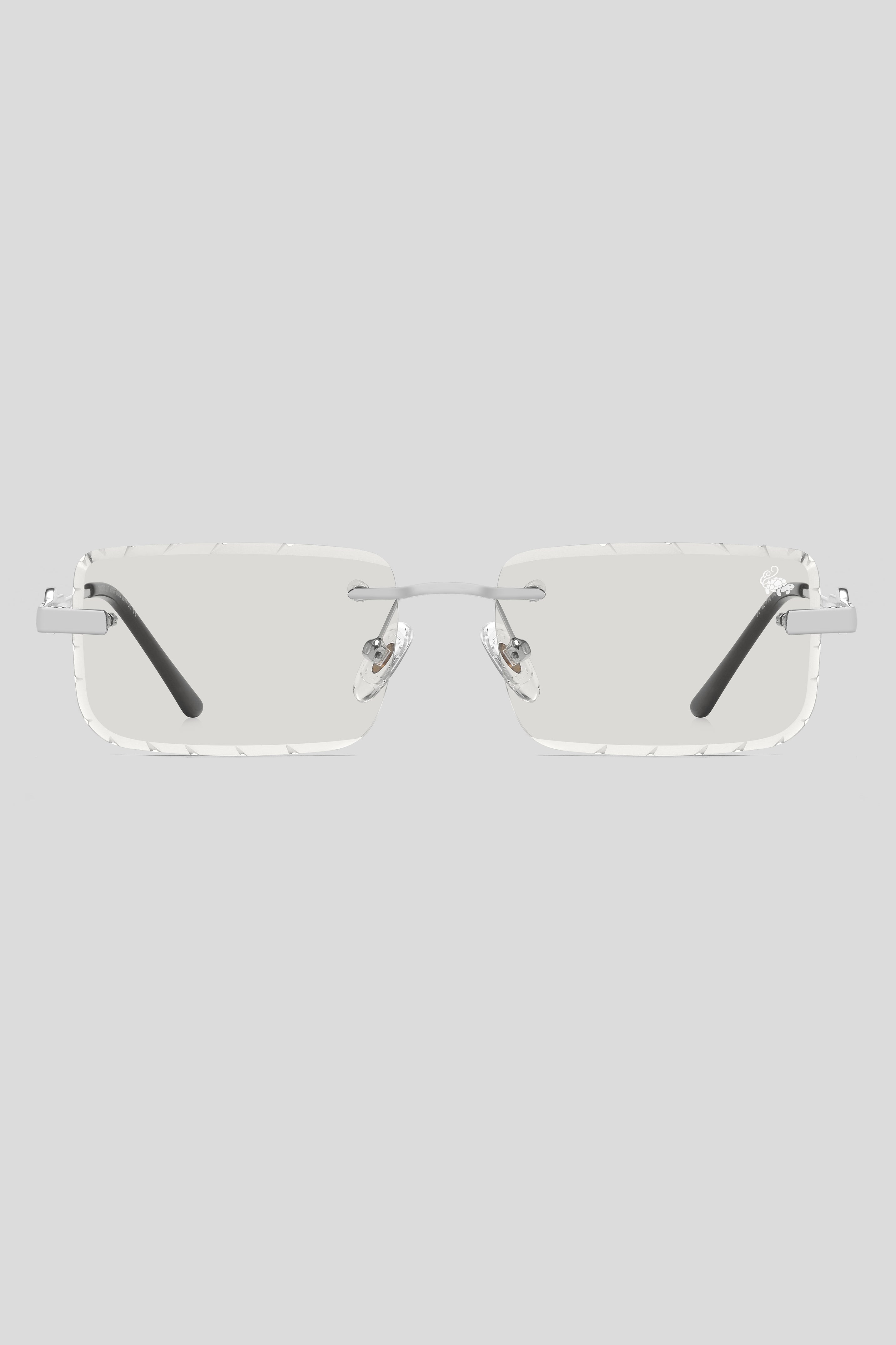 Diamond Cut Hampton Anti Blue | Silver