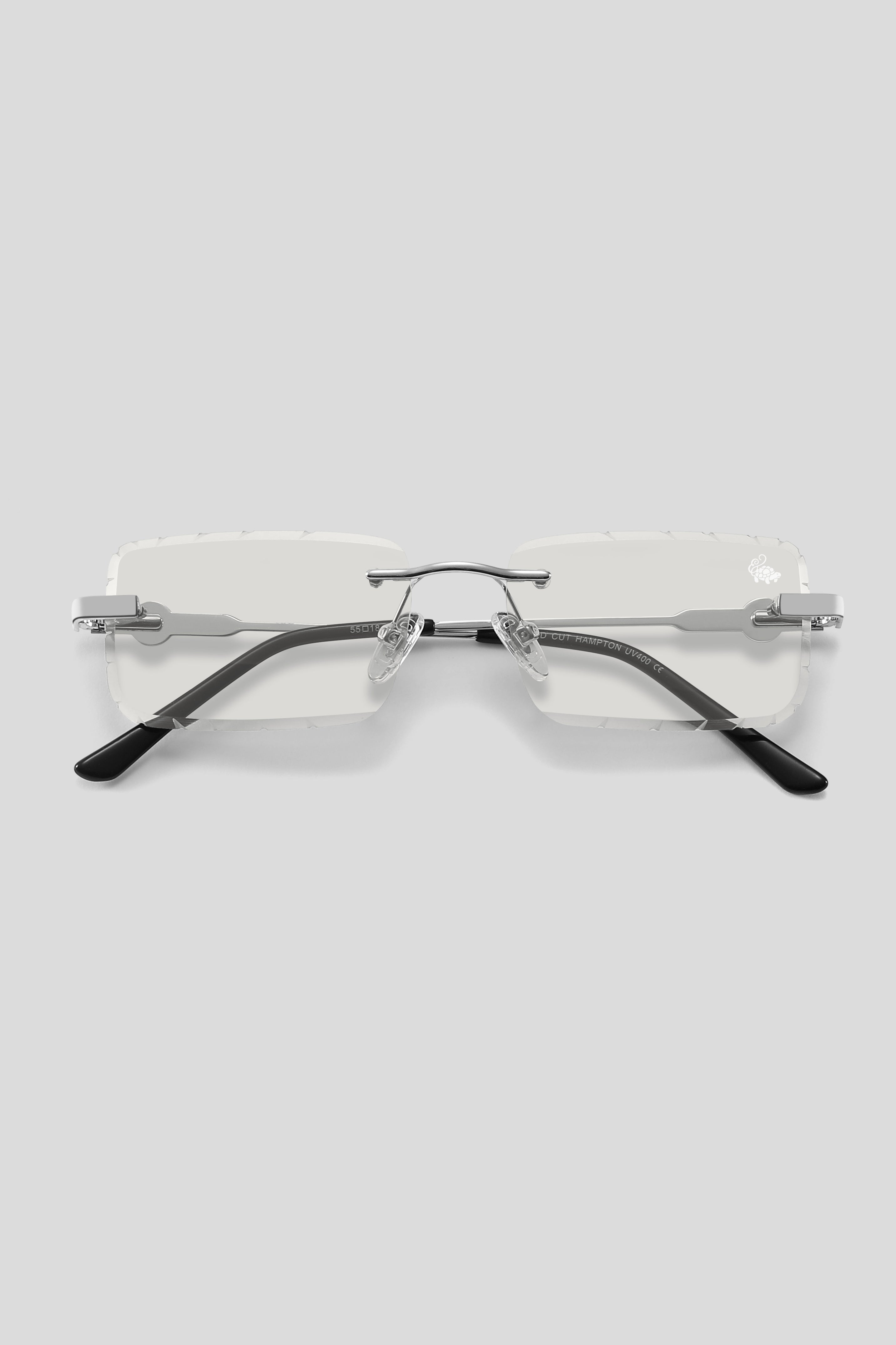 Diamond Cut Hampton Anti Blue | Silver
