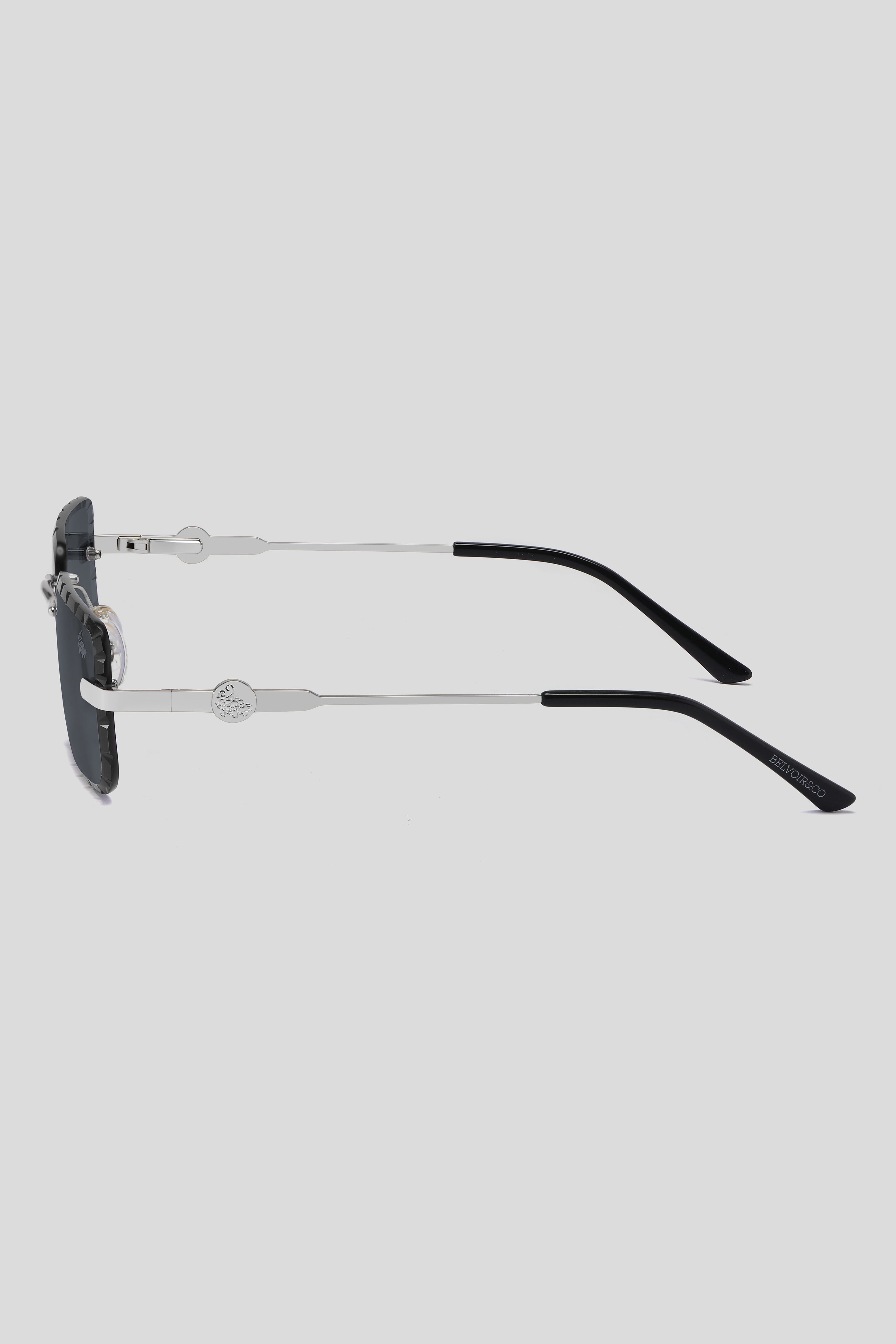 Diamond Cut Hampton Black | Silver