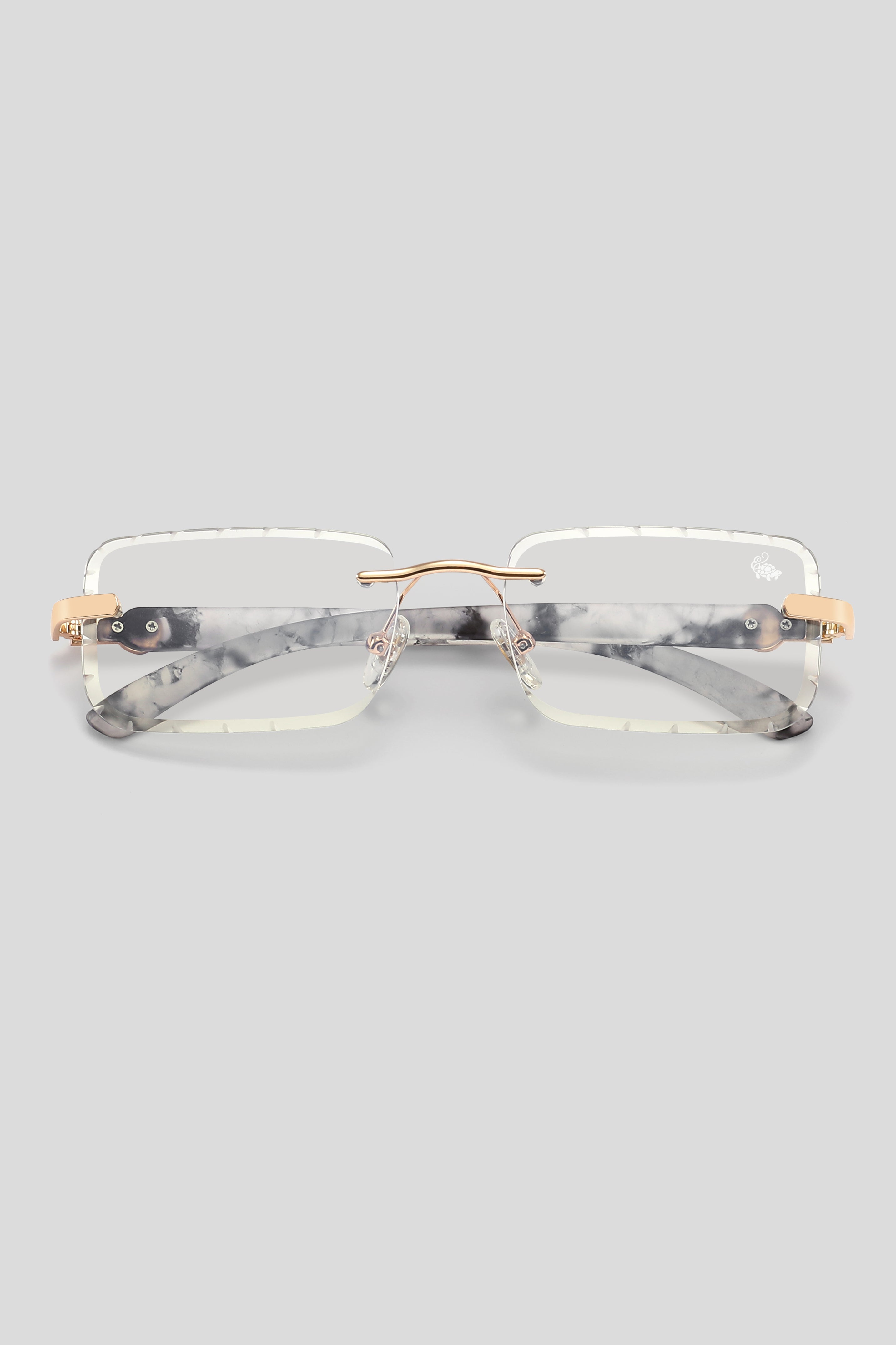 Diamond Cut Hampton White Marble | Anti Blue