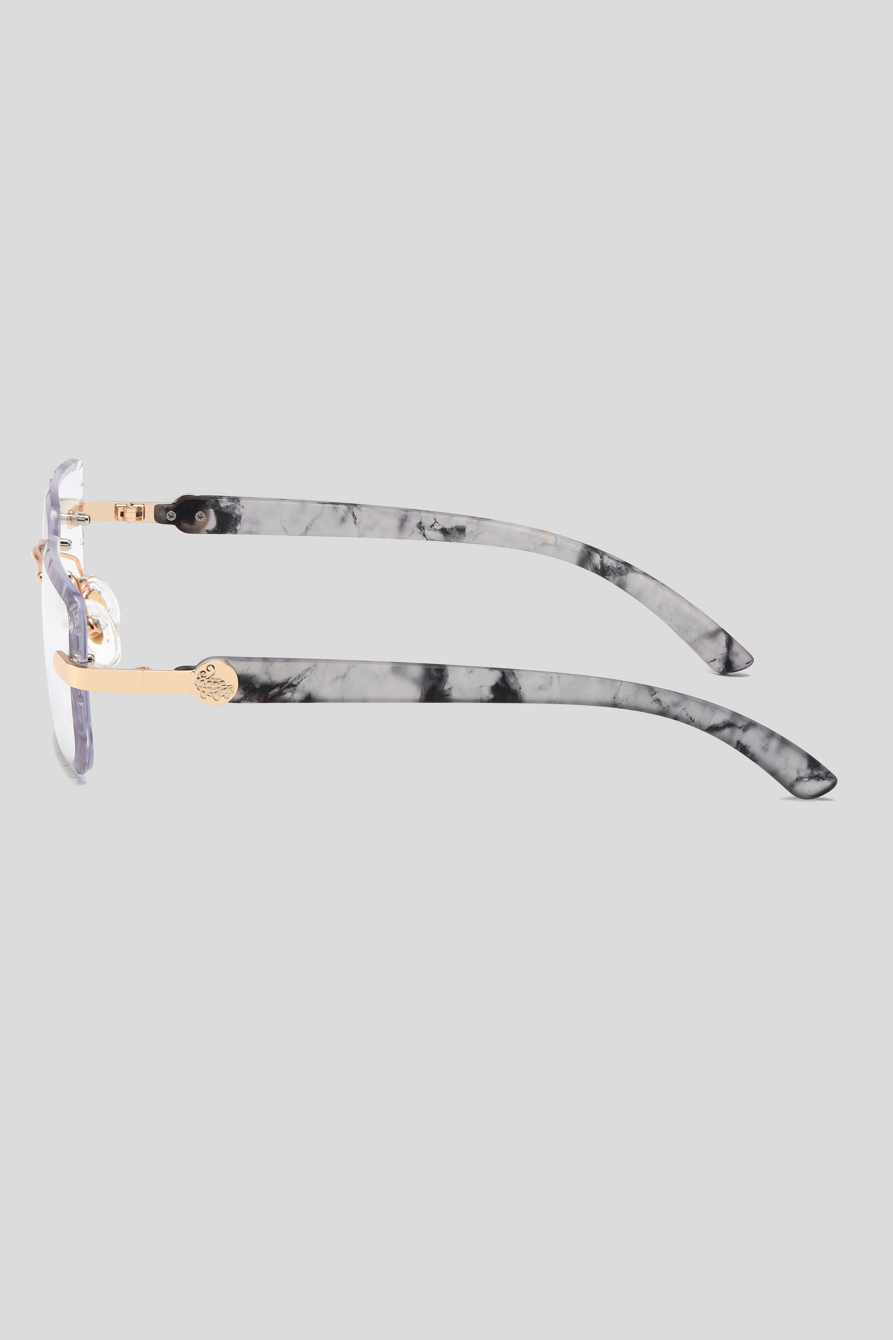 Diamond Cut Hampton White Marble | Anti Blue