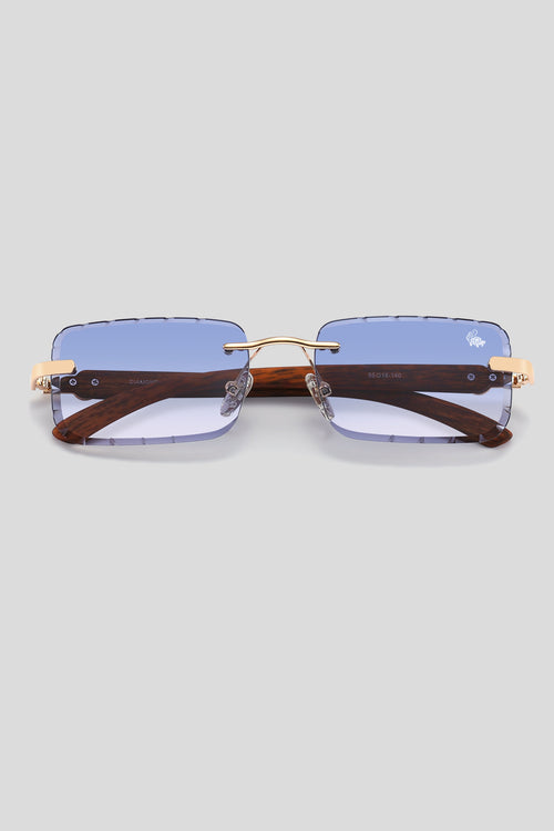 Diamond Cut Hampton Wood | Blue