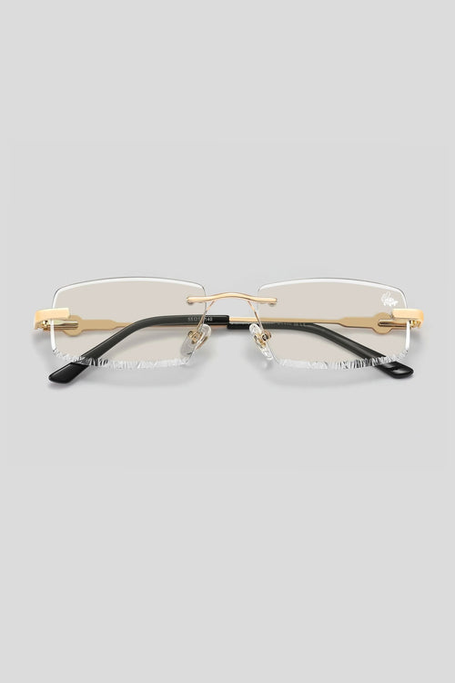 Diamond Cut Mabel Transition Brown | Gold