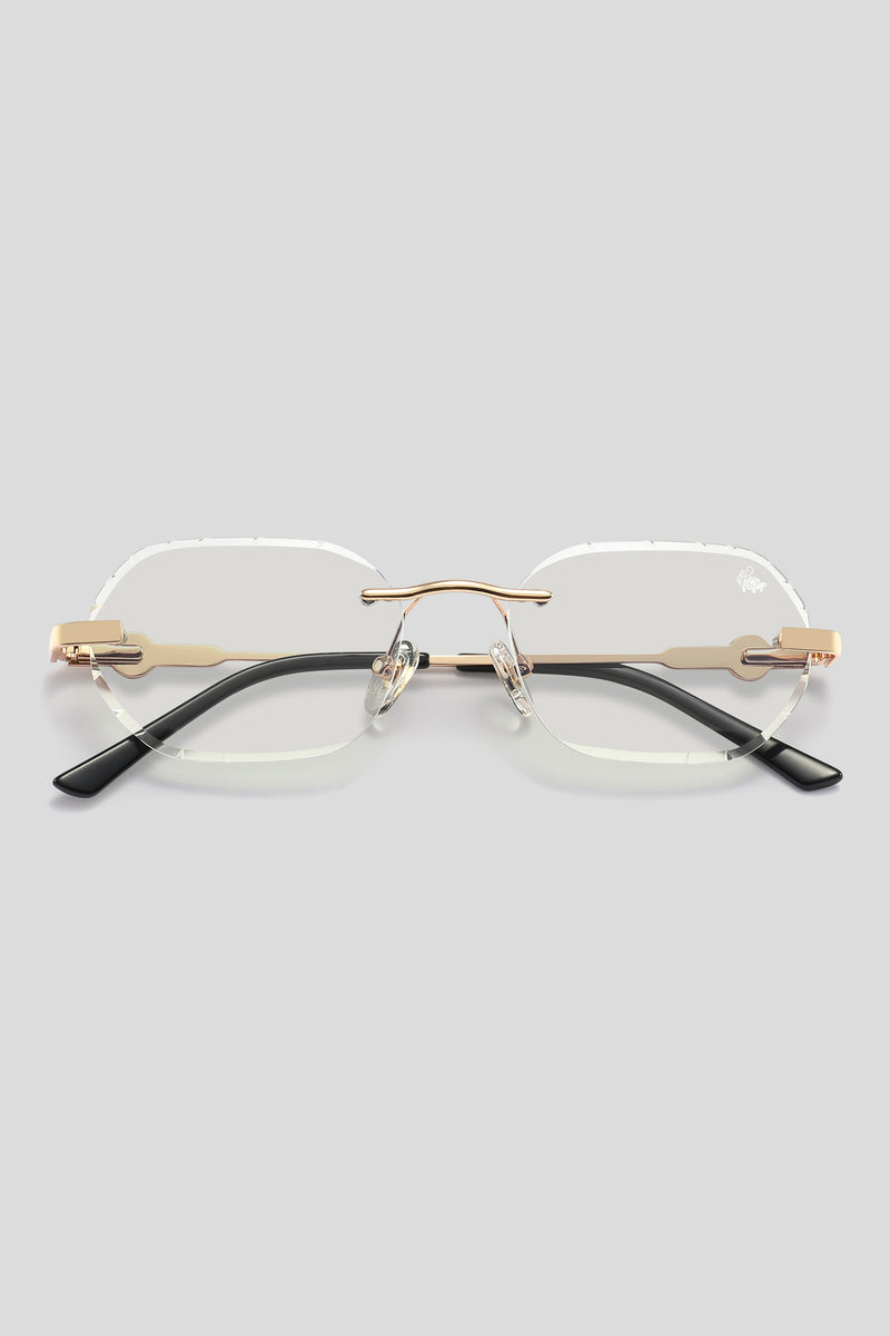 Diamond Cut Willow Anti Blue | Gold