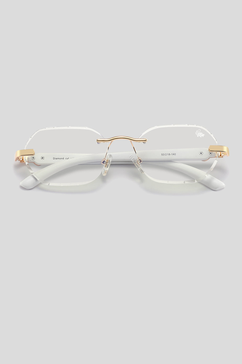 Diamond Cut Willow Anti Blue | White
