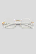 Diamond Cut Willow Anti Blue | White
