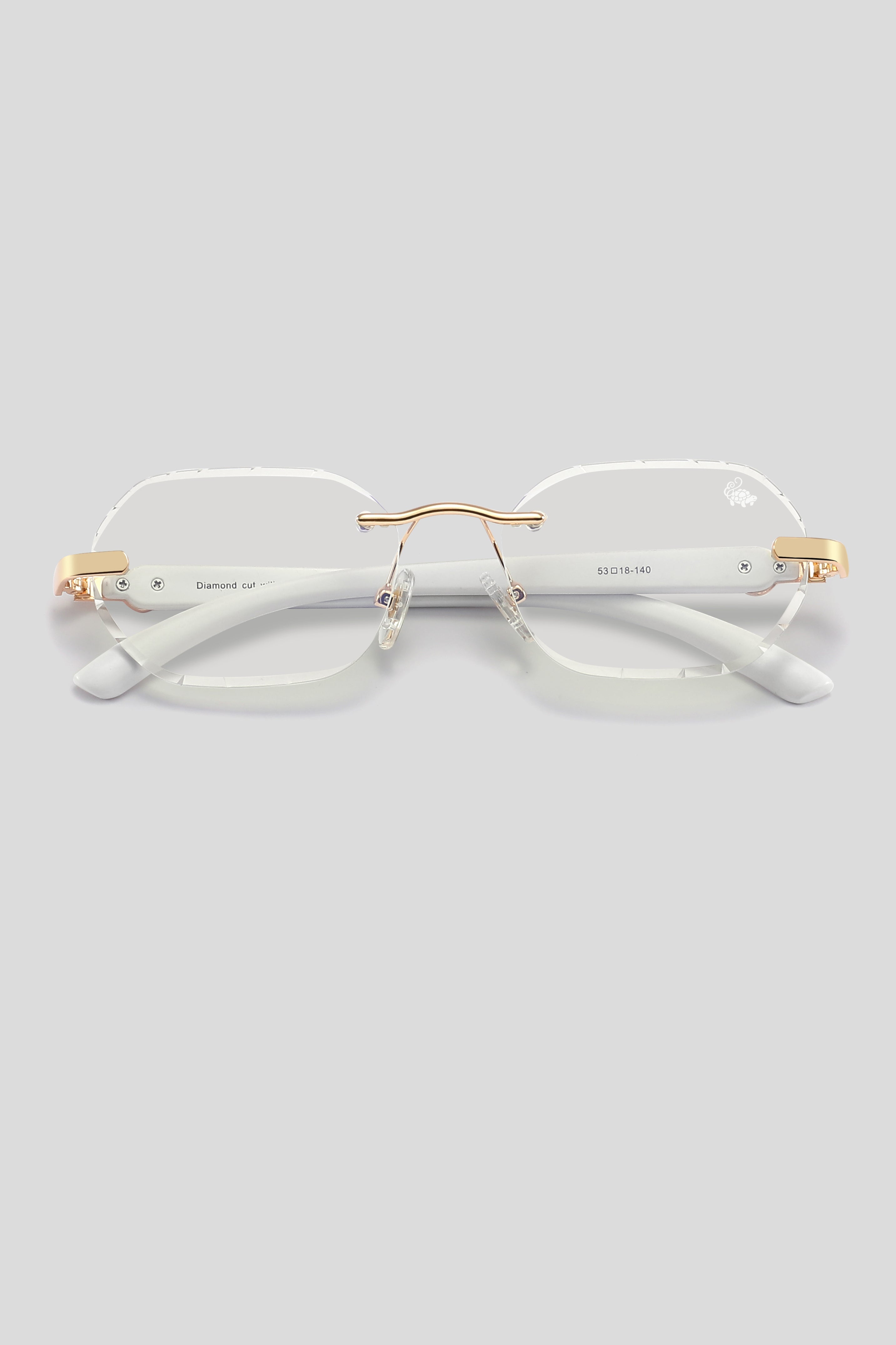Diamond Cut Willow Anti Blue | White