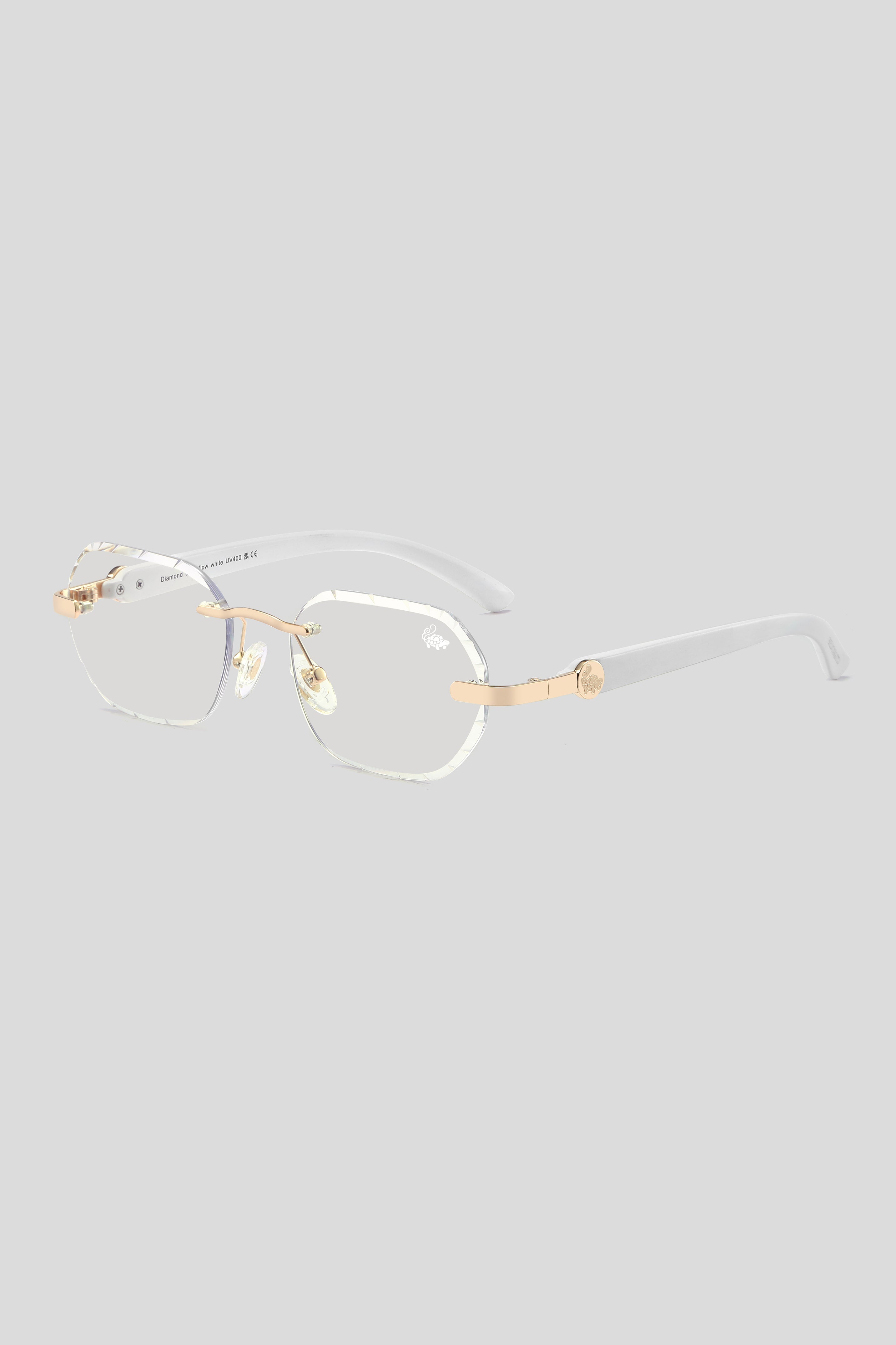 Diamond Cut Willow Anti Blue | White