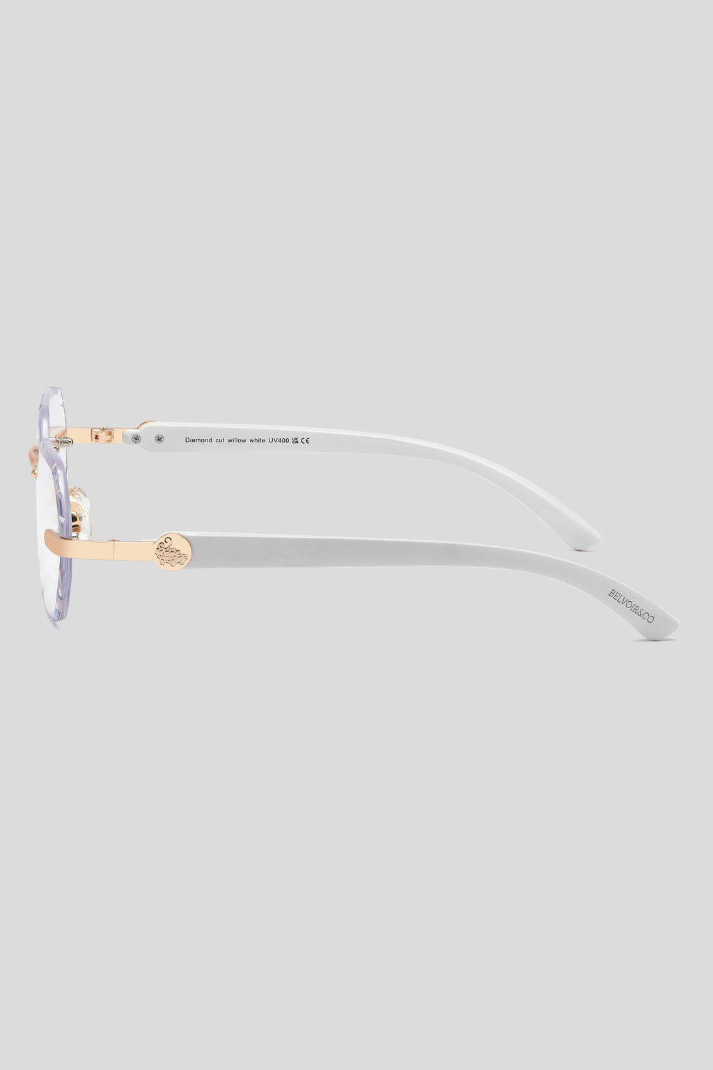 Diamond Cut Willow Anti Blue | White
