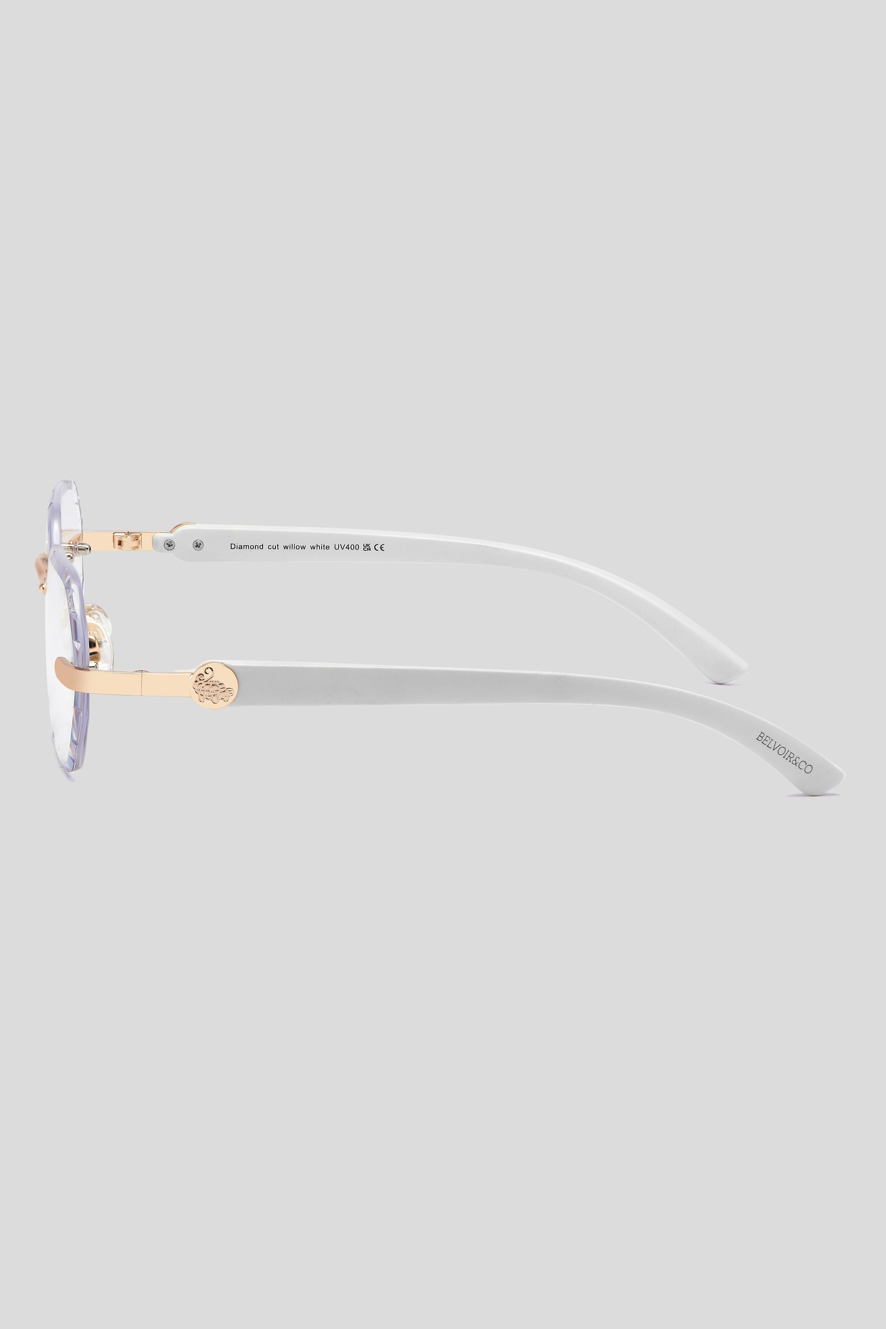 Diamond Cut Willow Anti Blue | White