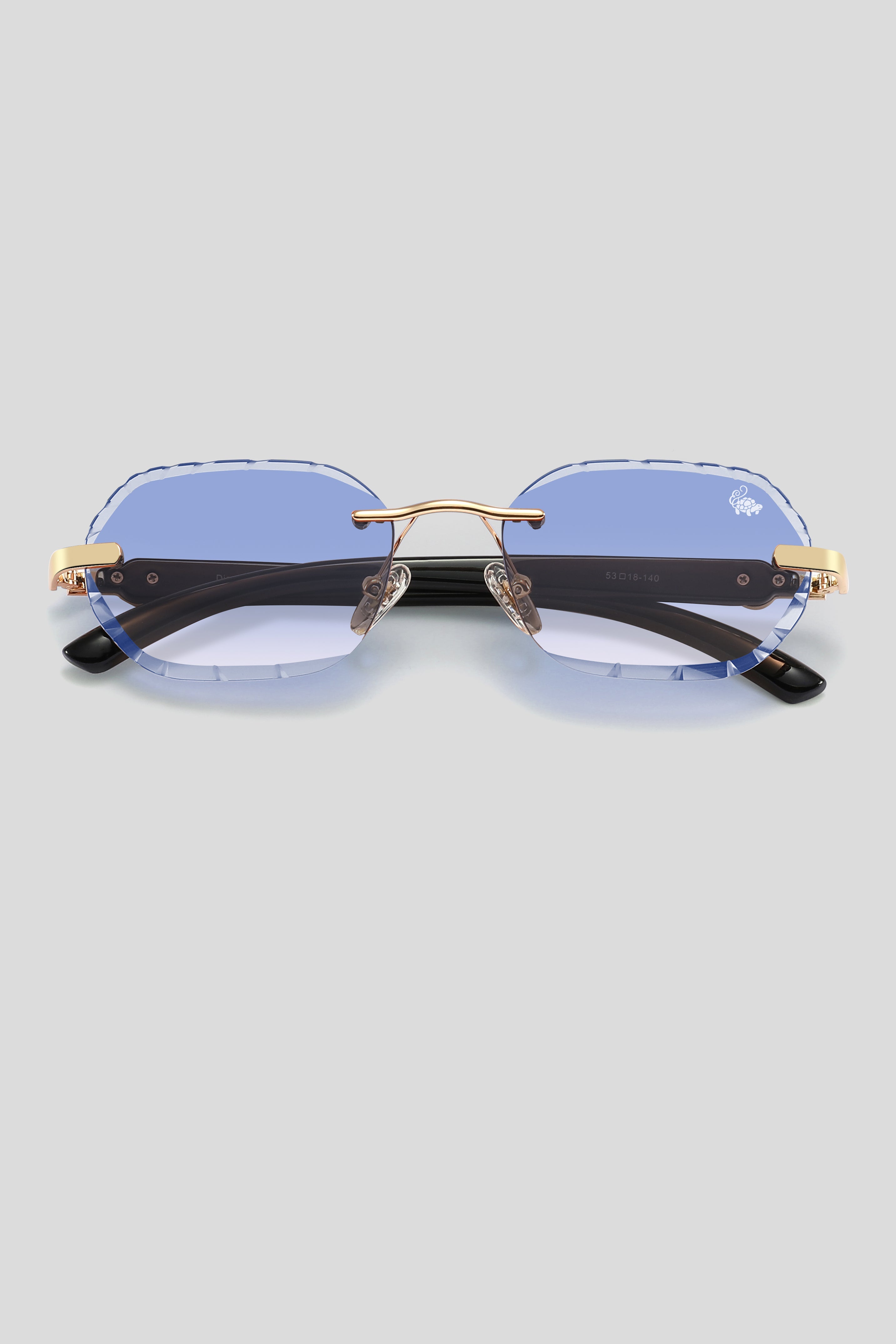 Diamond Cut Willow Blue | Black