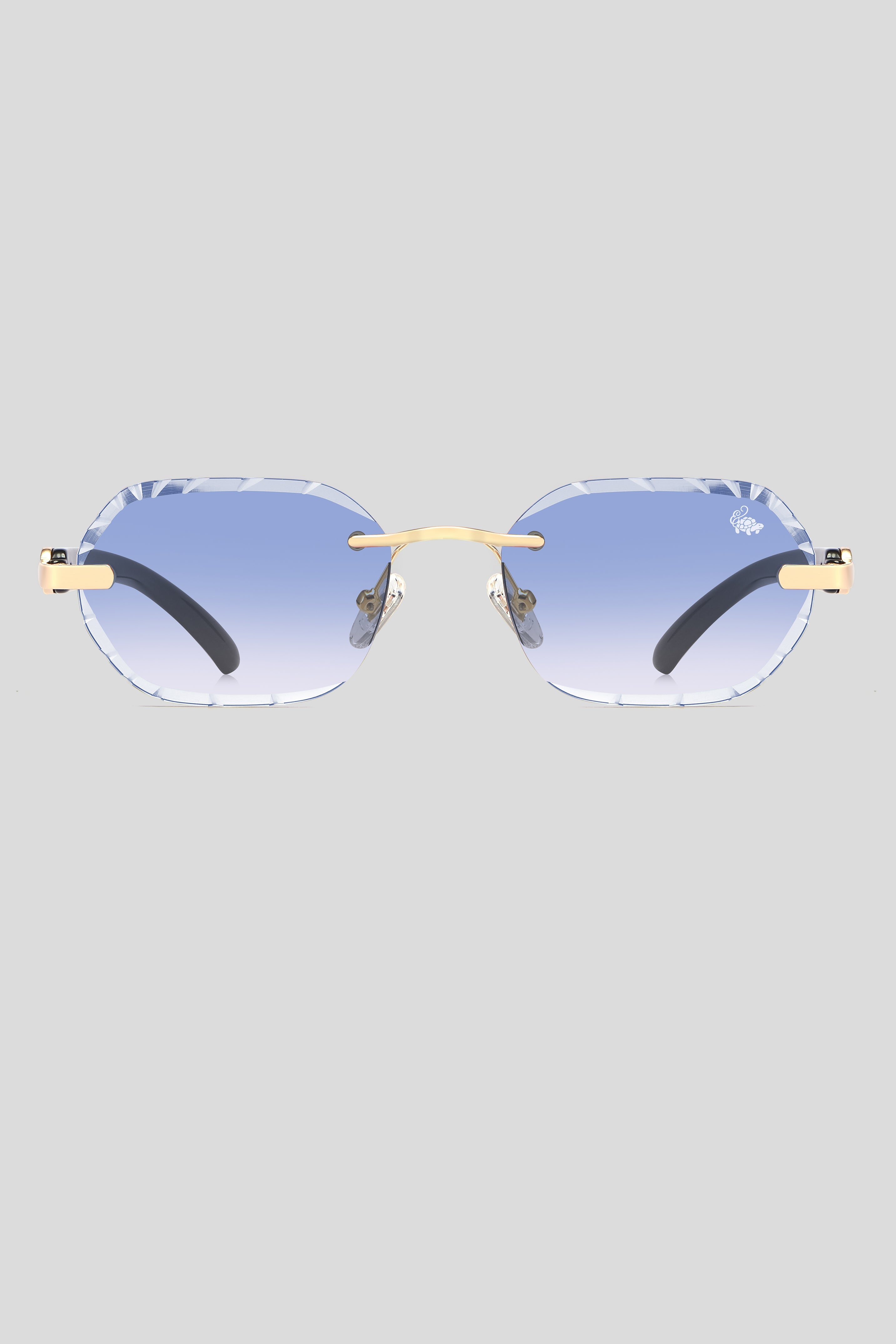 Diamond Cut Willow Blue | White