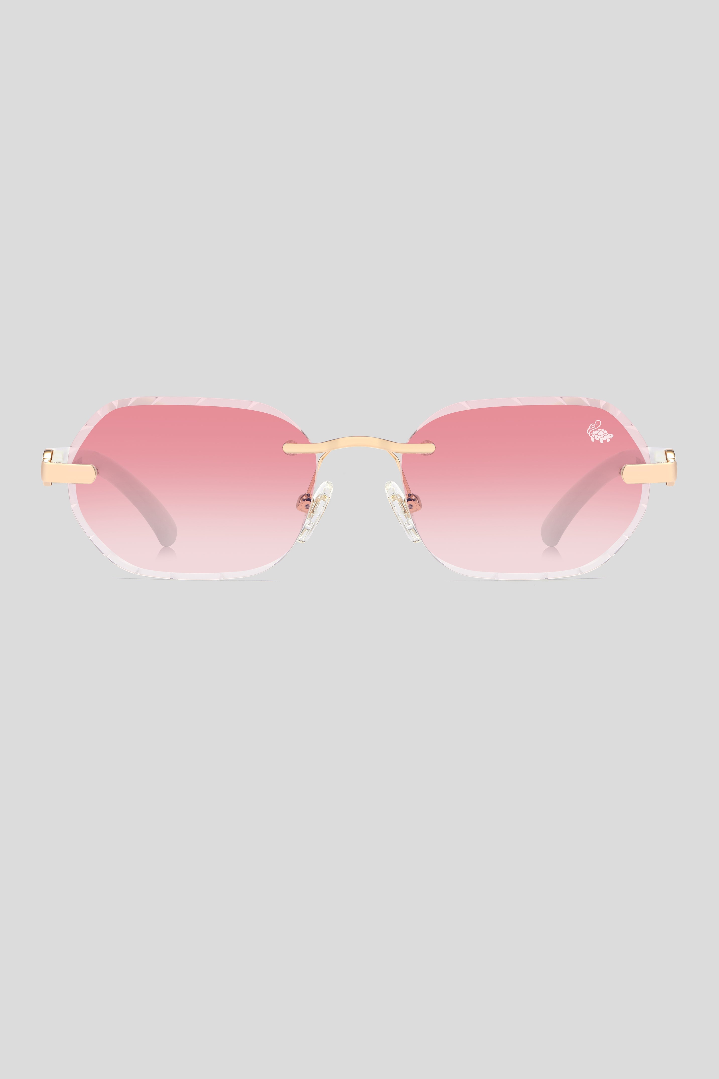 Diamond Cut Willow Burnt Red | White