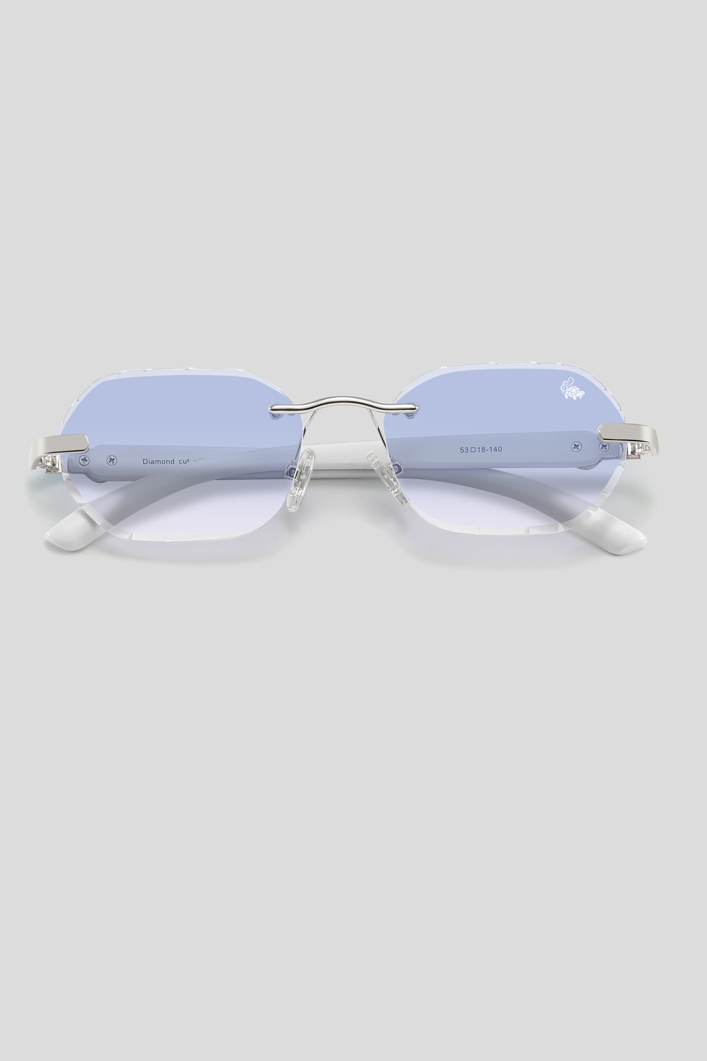 Diamond Cut Willow Ice Silver | White