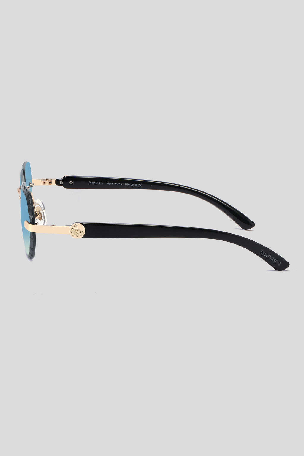Diamond Cut Willow Sunset | Black