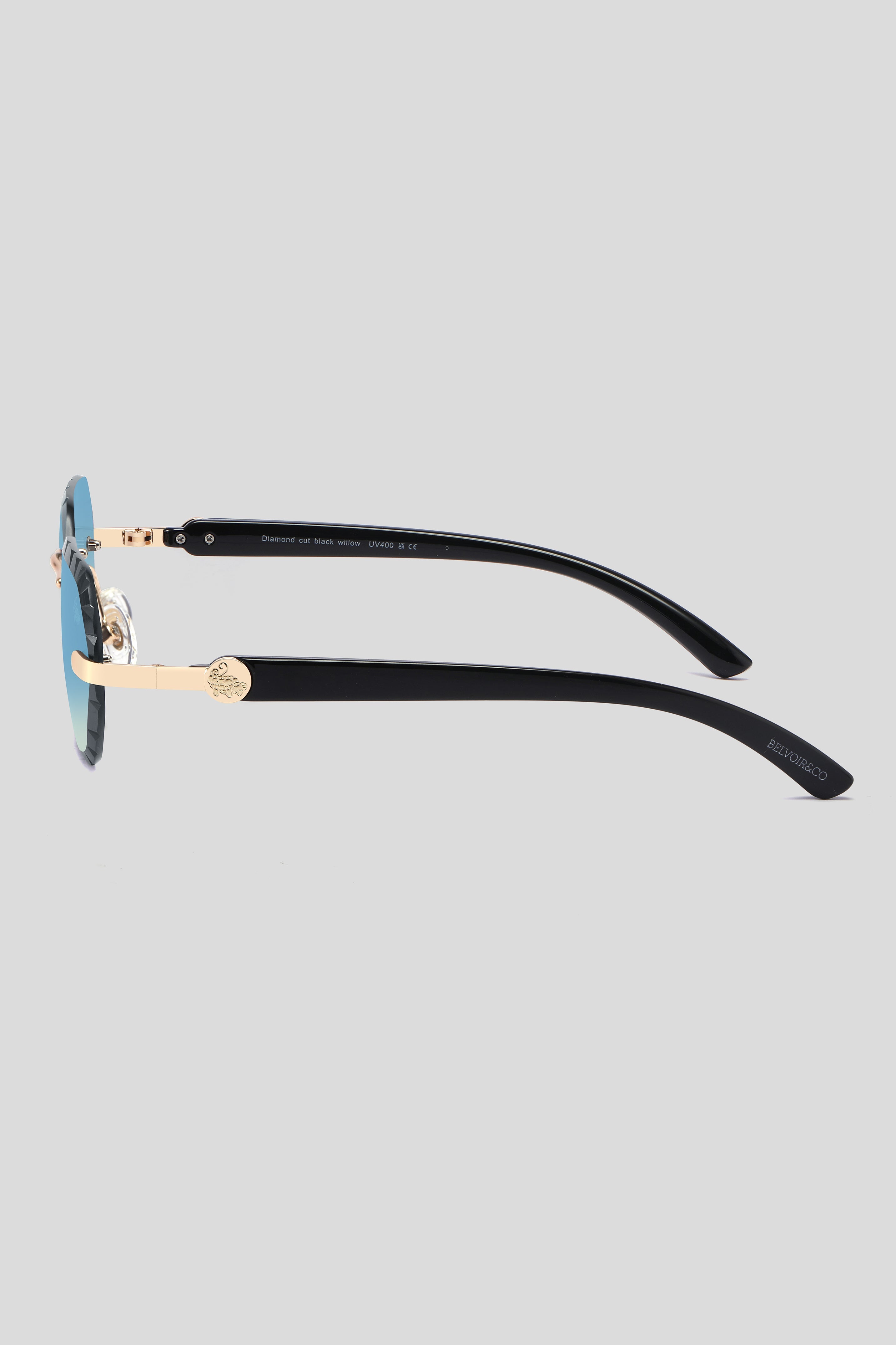 Diamond Cut Willow Sunset | Black