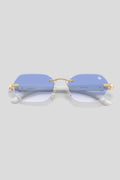 Diamond Cut Willow Blue | White