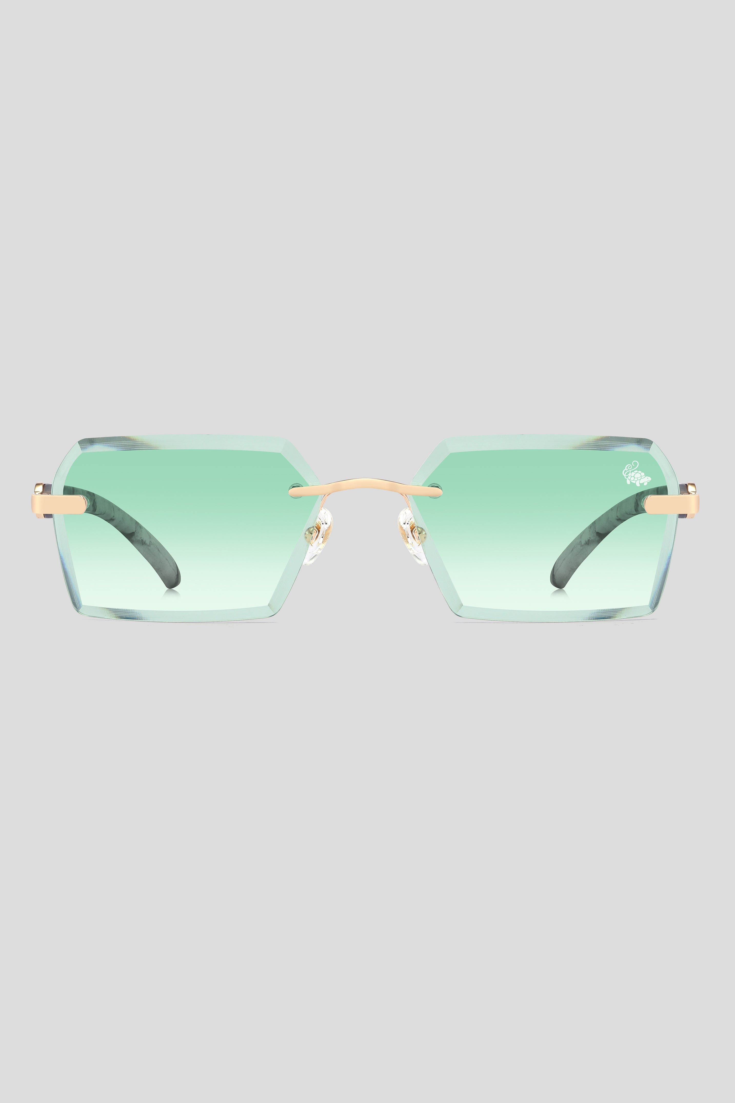 Kennedy White Marble Gold | Green