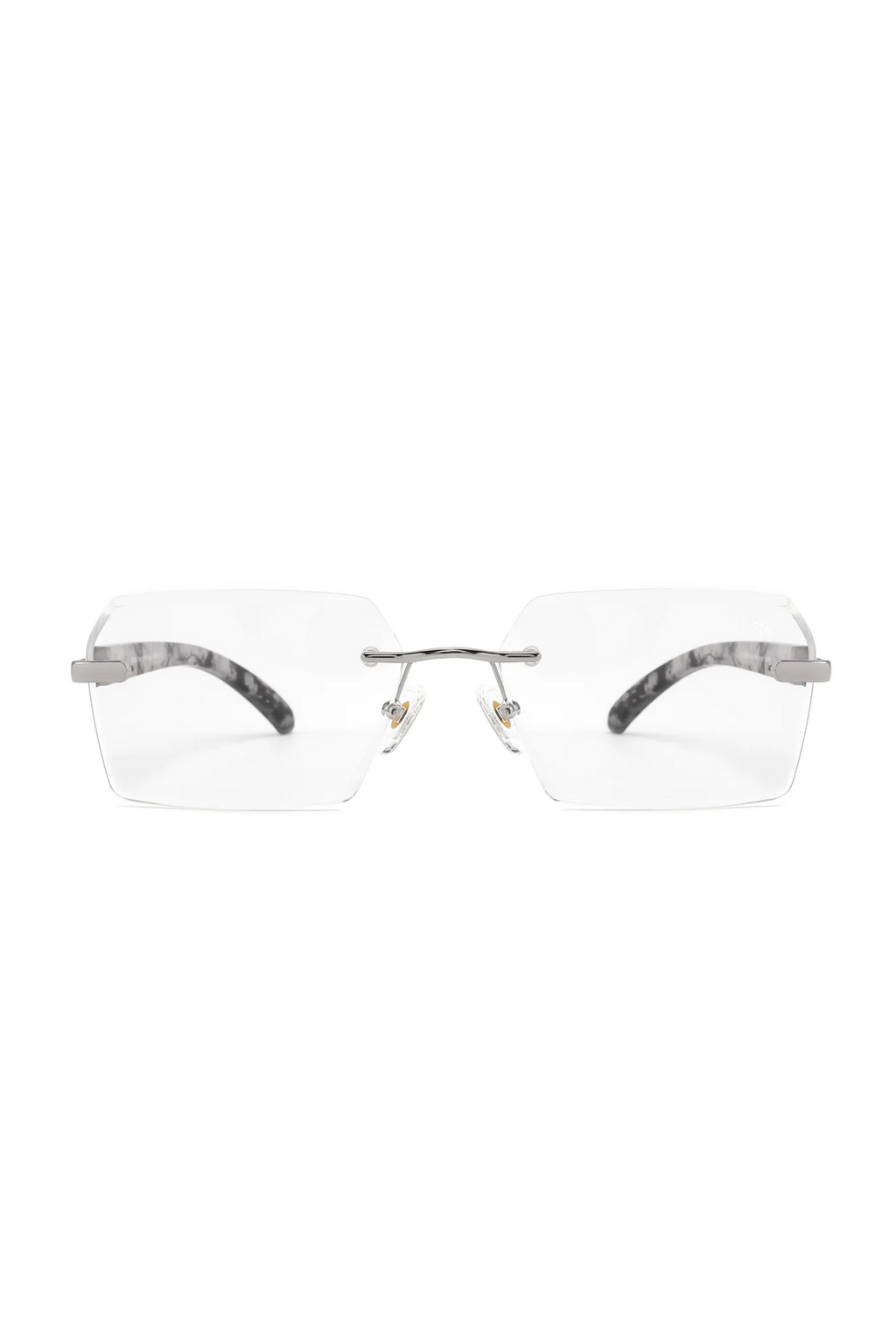 Kennedy White Marble Silver | Anti Blue
