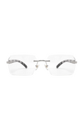 Kennedy White Marble Silver | Anti Blue