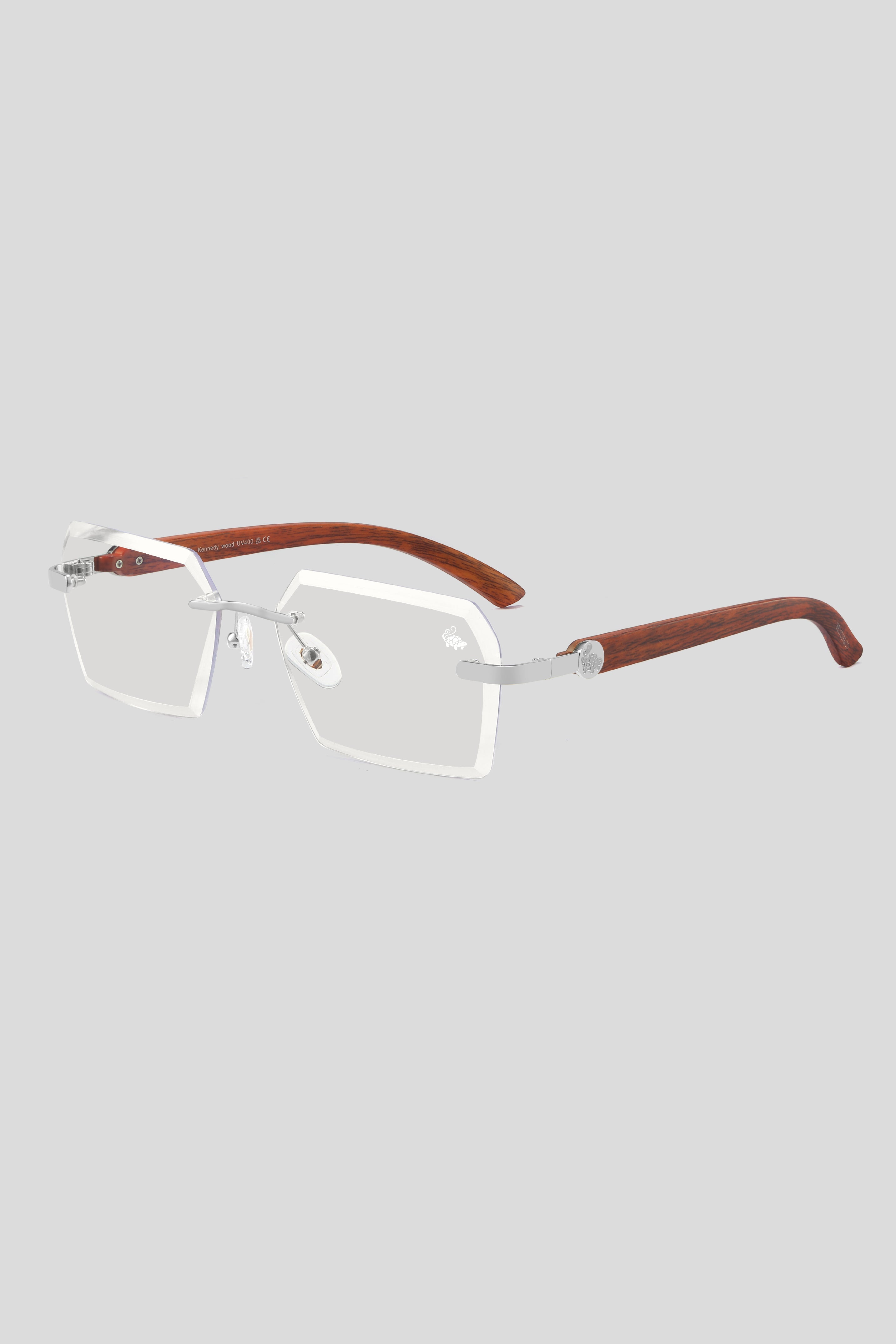 Kennedy Wood Silver | Anti Blue