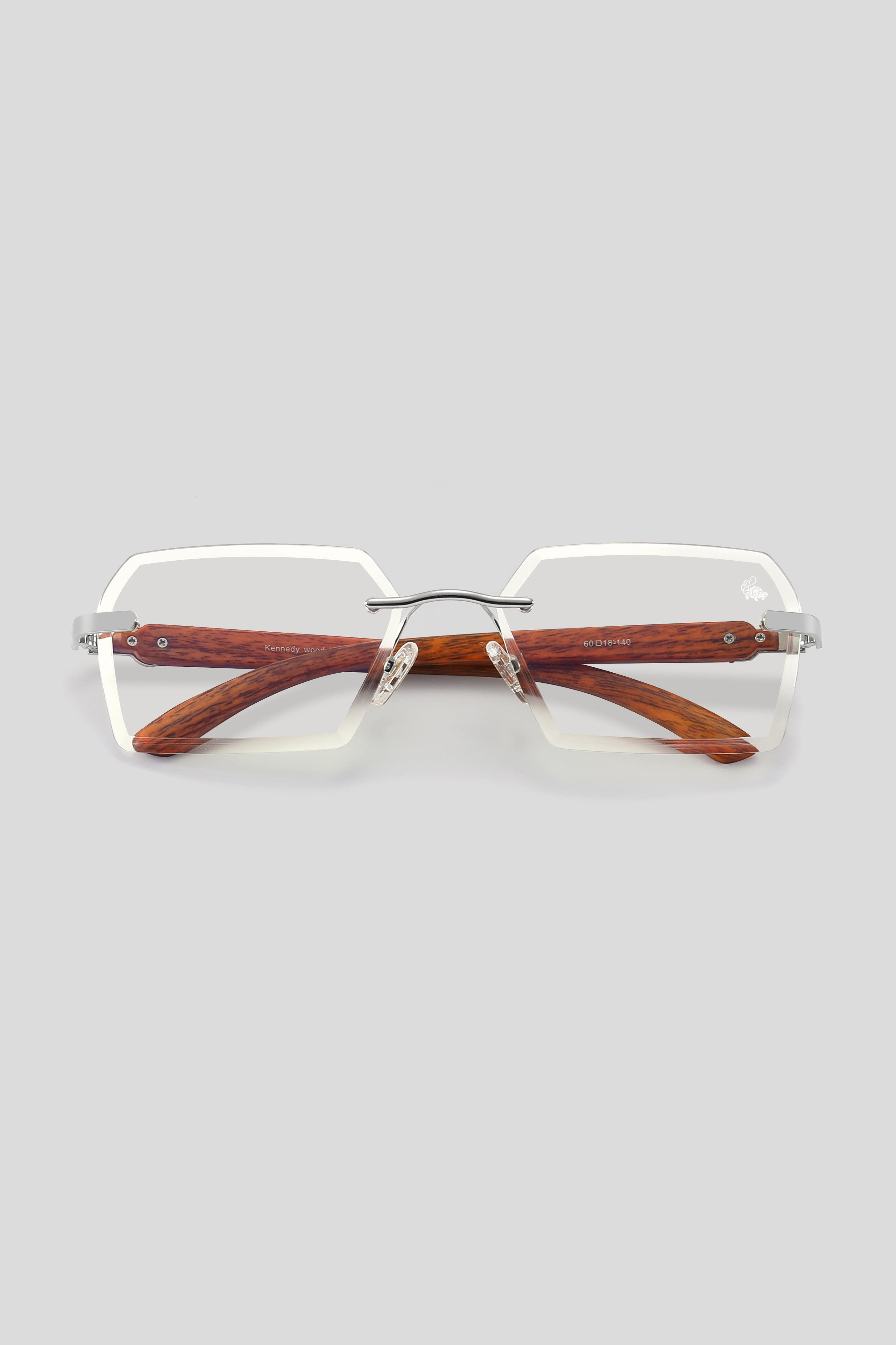 Kennedy Wood Silver | Anti Blue