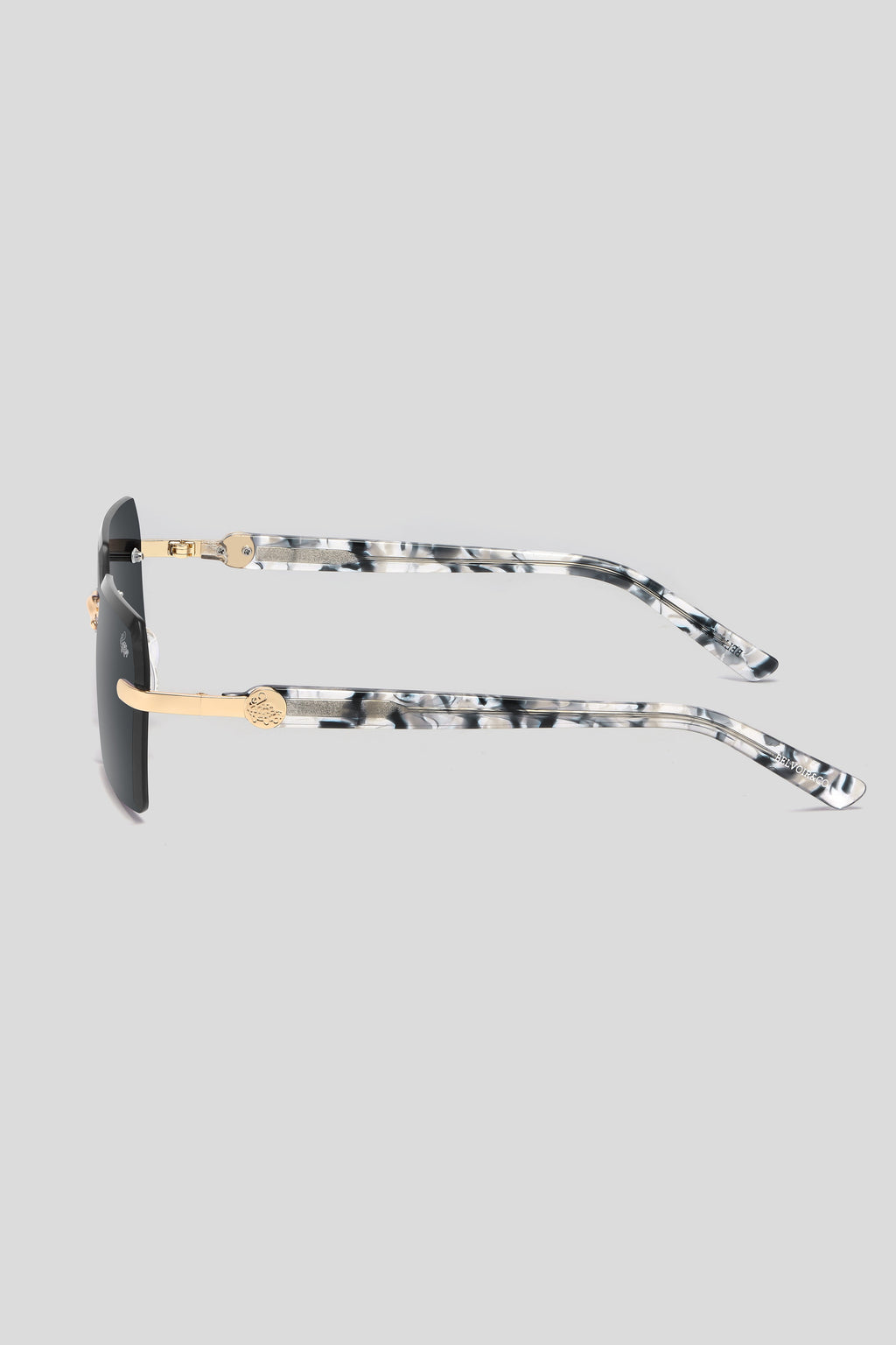 Kennedy White Marble Gold | Black