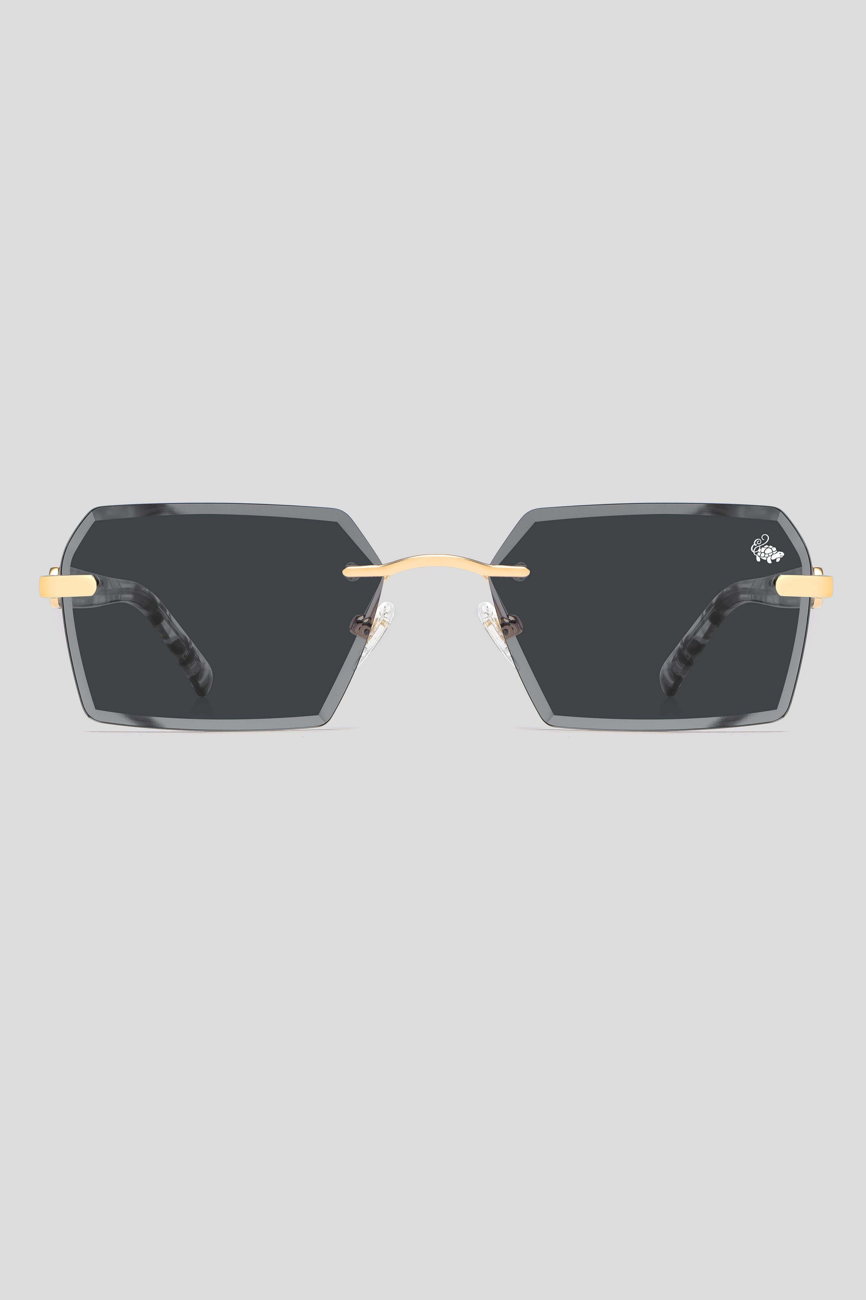 Kennedy White Marble Gold | Black