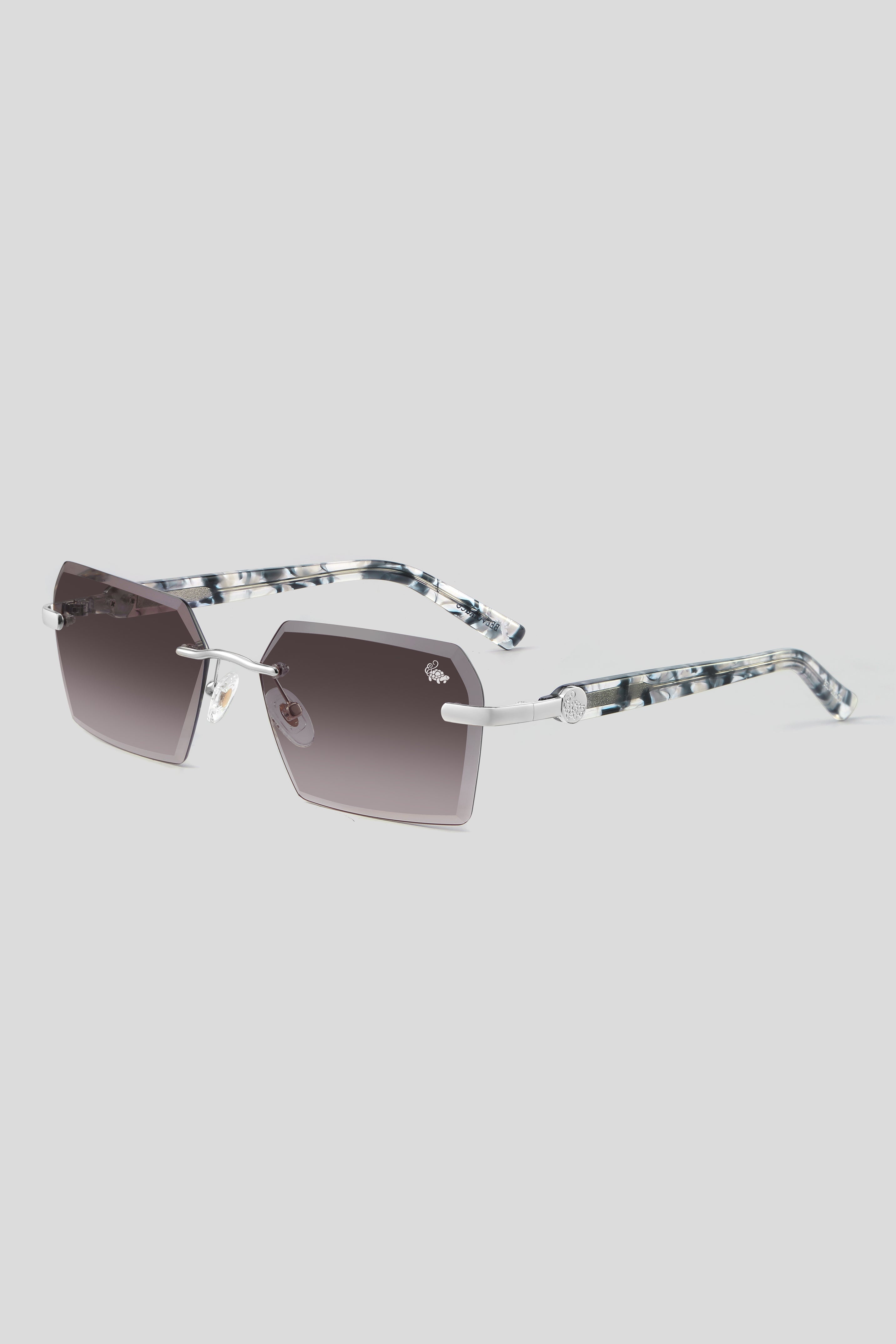 Kennedy White Marble Silver | Smoke