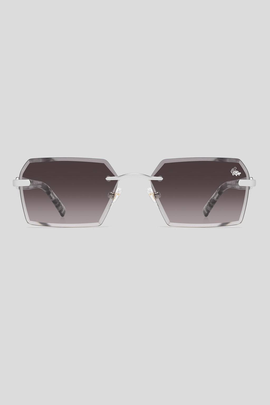 Kennedy White Marble Silver | Smoke