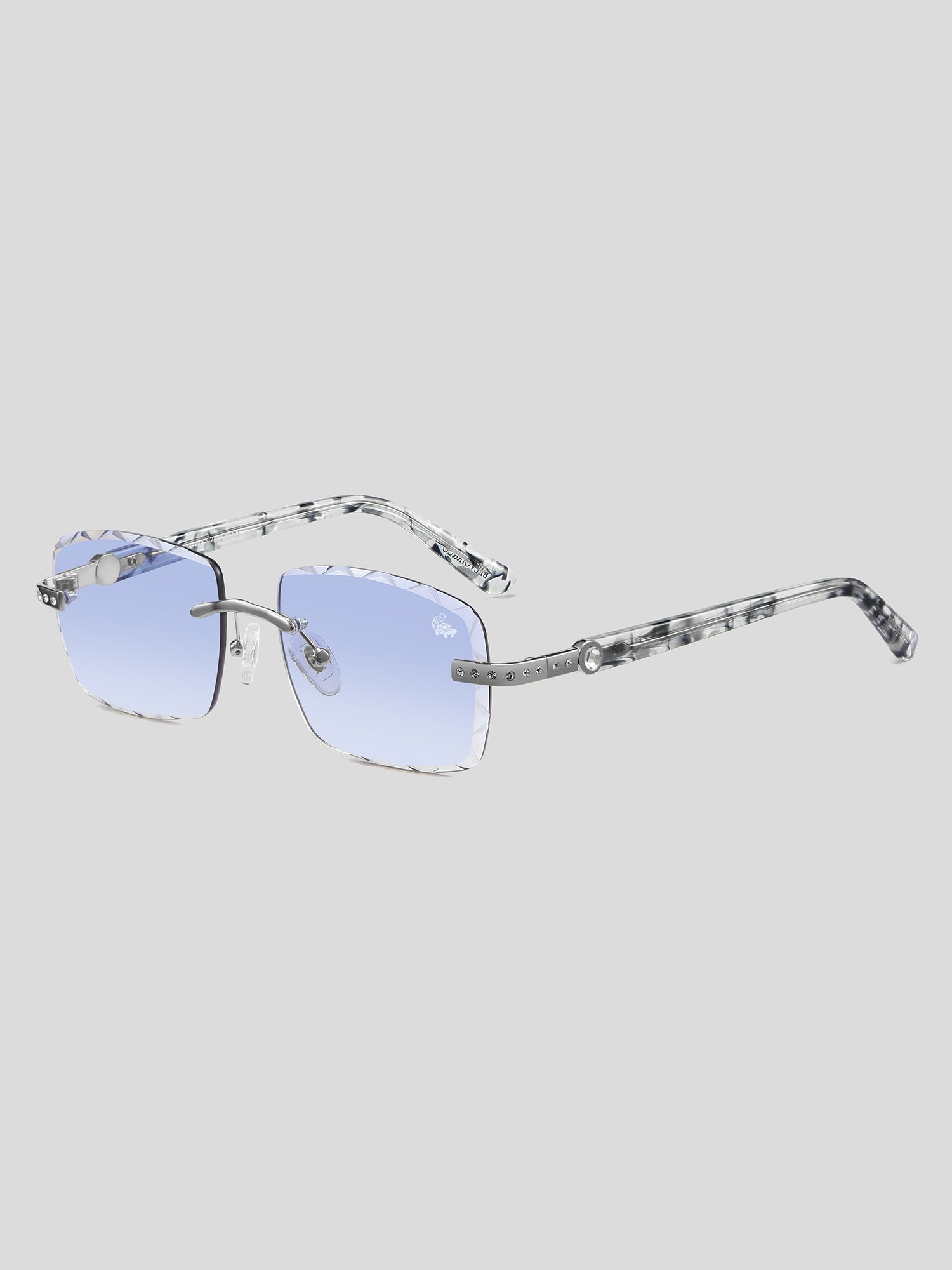 Palmeira Marble Silver | Blue