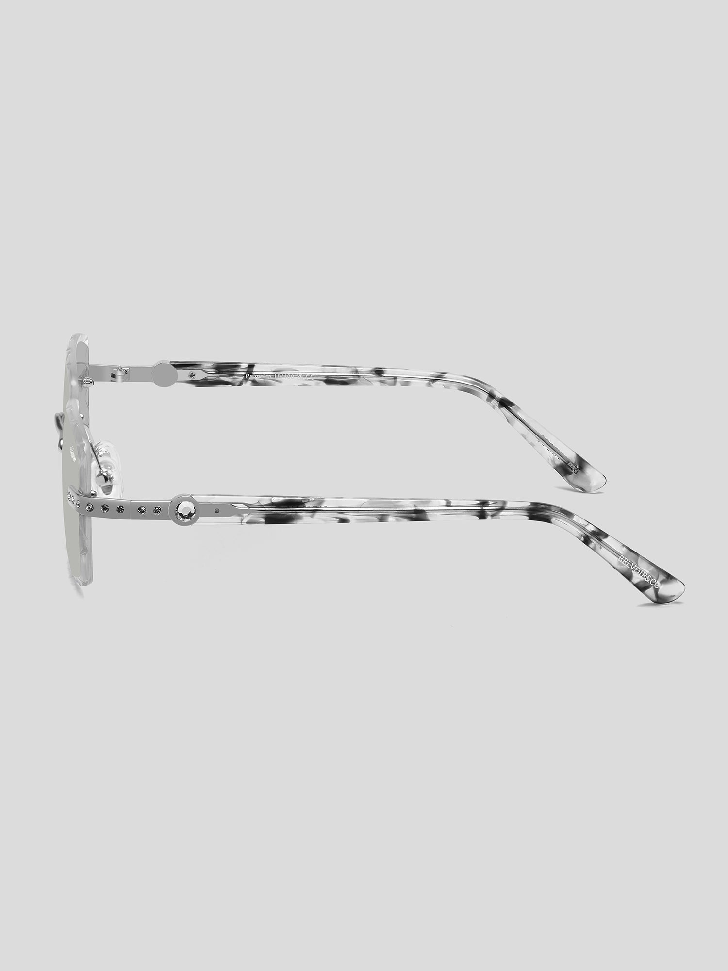 Palmeira Marble Transition Black | Silver