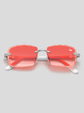 Palmeira White Silver | Burnt Red