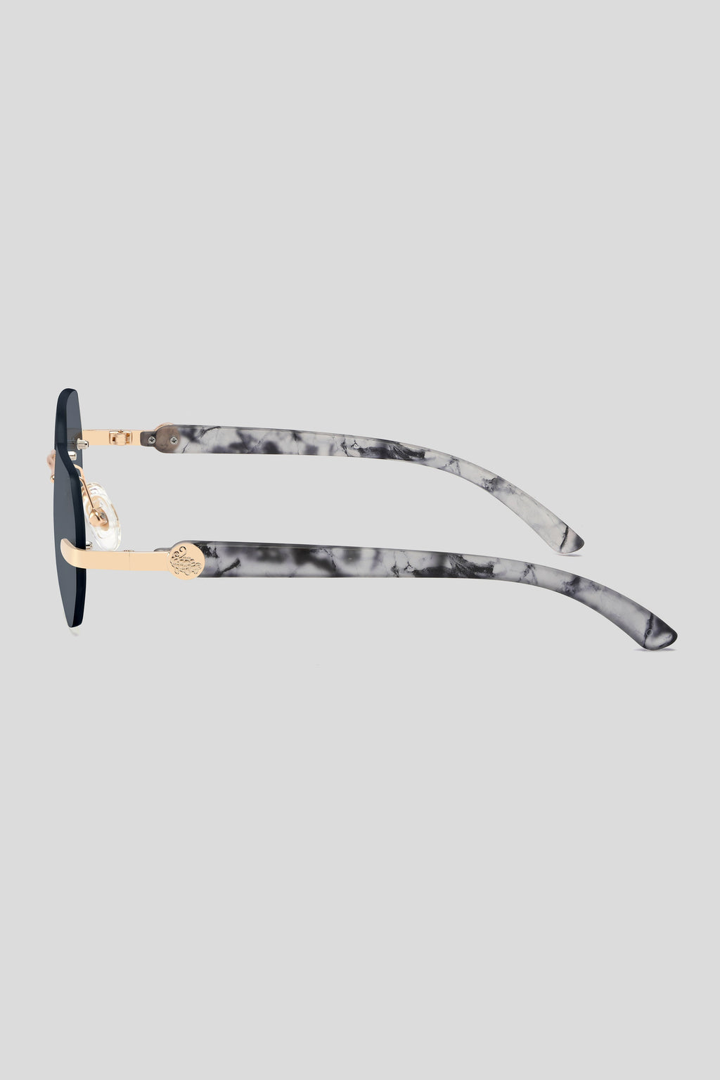 Willow White Marble | Black
